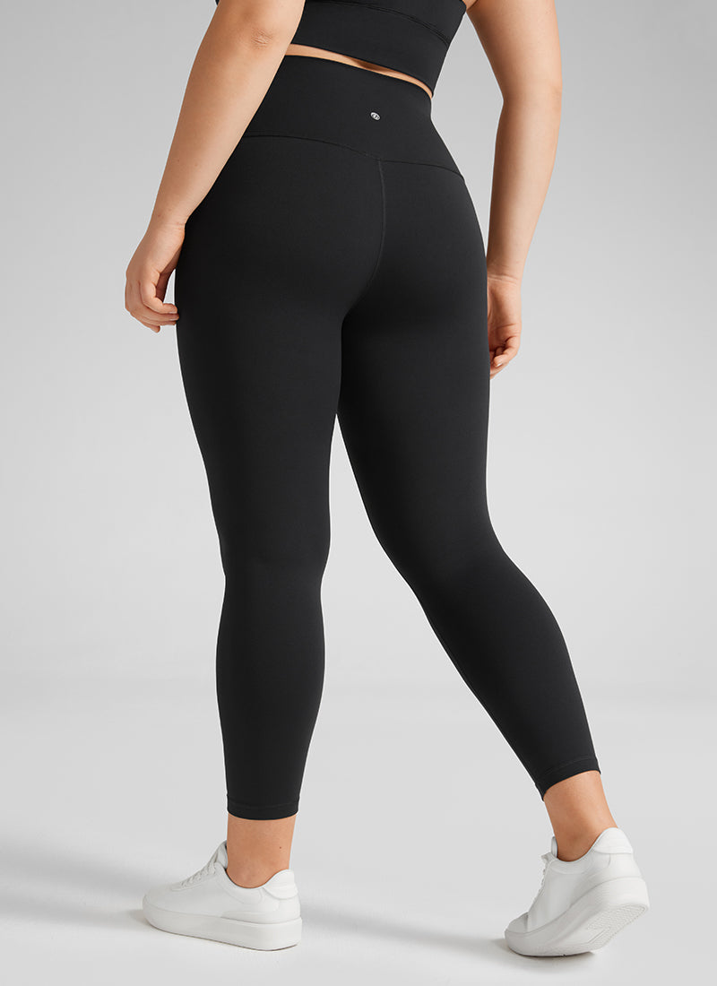 CRZ YOGA Yoga Tinggi Saiz Besar Wanita Butterluxe Seluar Legging 25'' Hitam