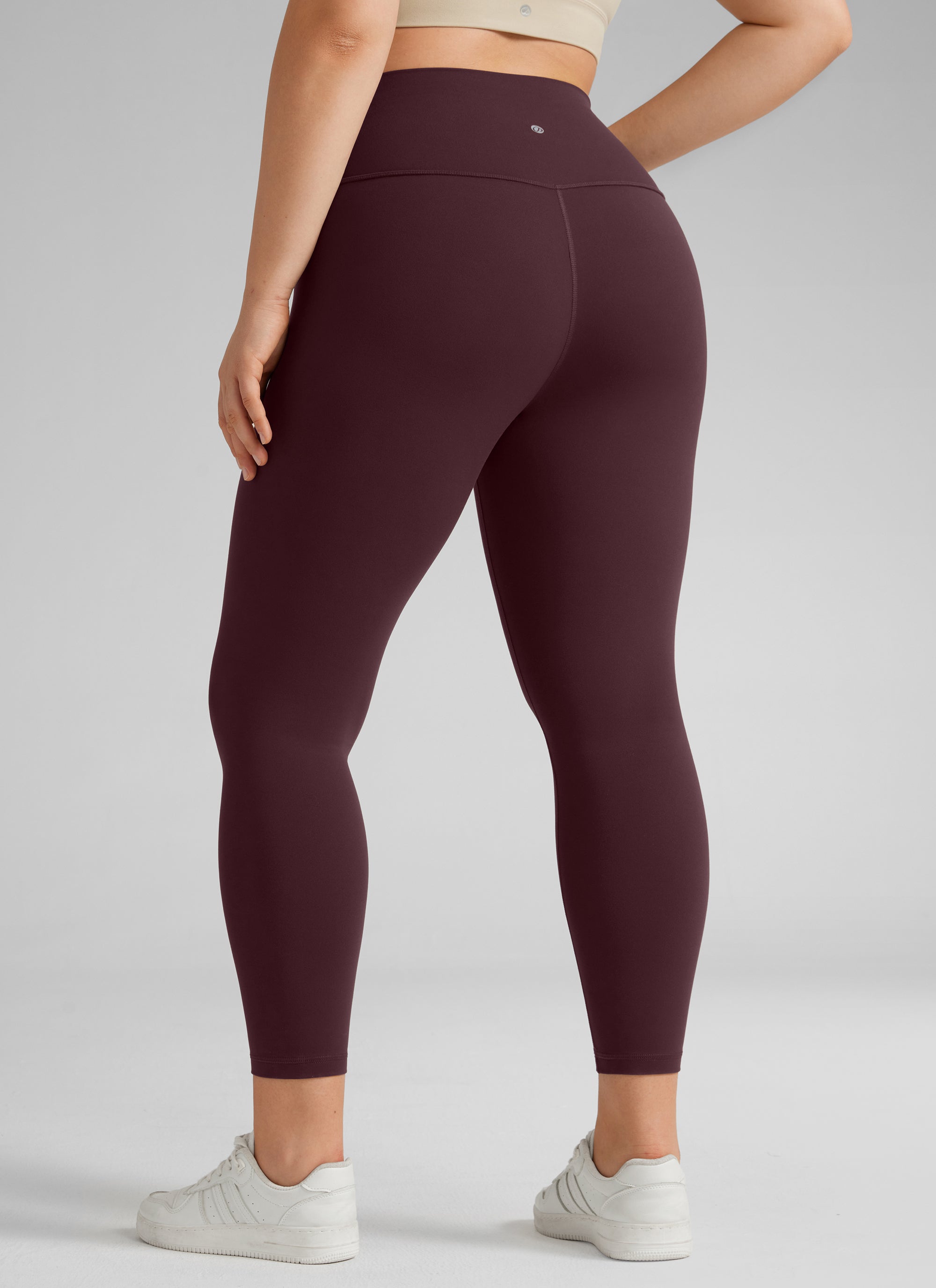 CRZ YOGA Yoga Tinggi Saiz Besar Wanita Butterluxe Seluar Legging Plum Masak 25''