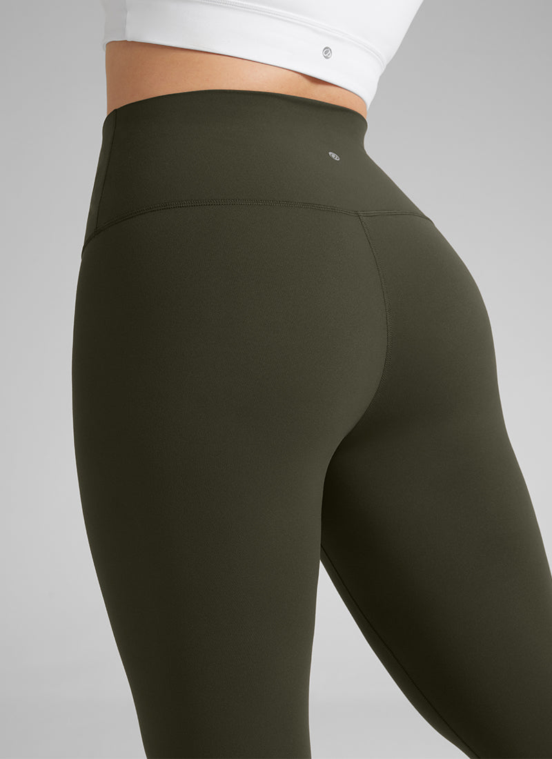 CRZ YOGA Yoga Tinggi Saiz Besar Wanita Butterluxe Seluar Legging 25'' Hijau Zaitun
