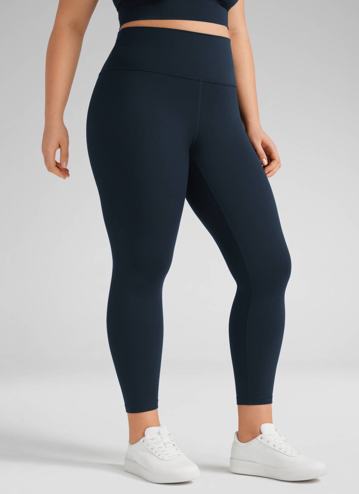 CRZ YOGA Yoga Tinggi Saiz Besar Wanita Butterluxe Seluar Legging 25'' Biru Laut Sejati