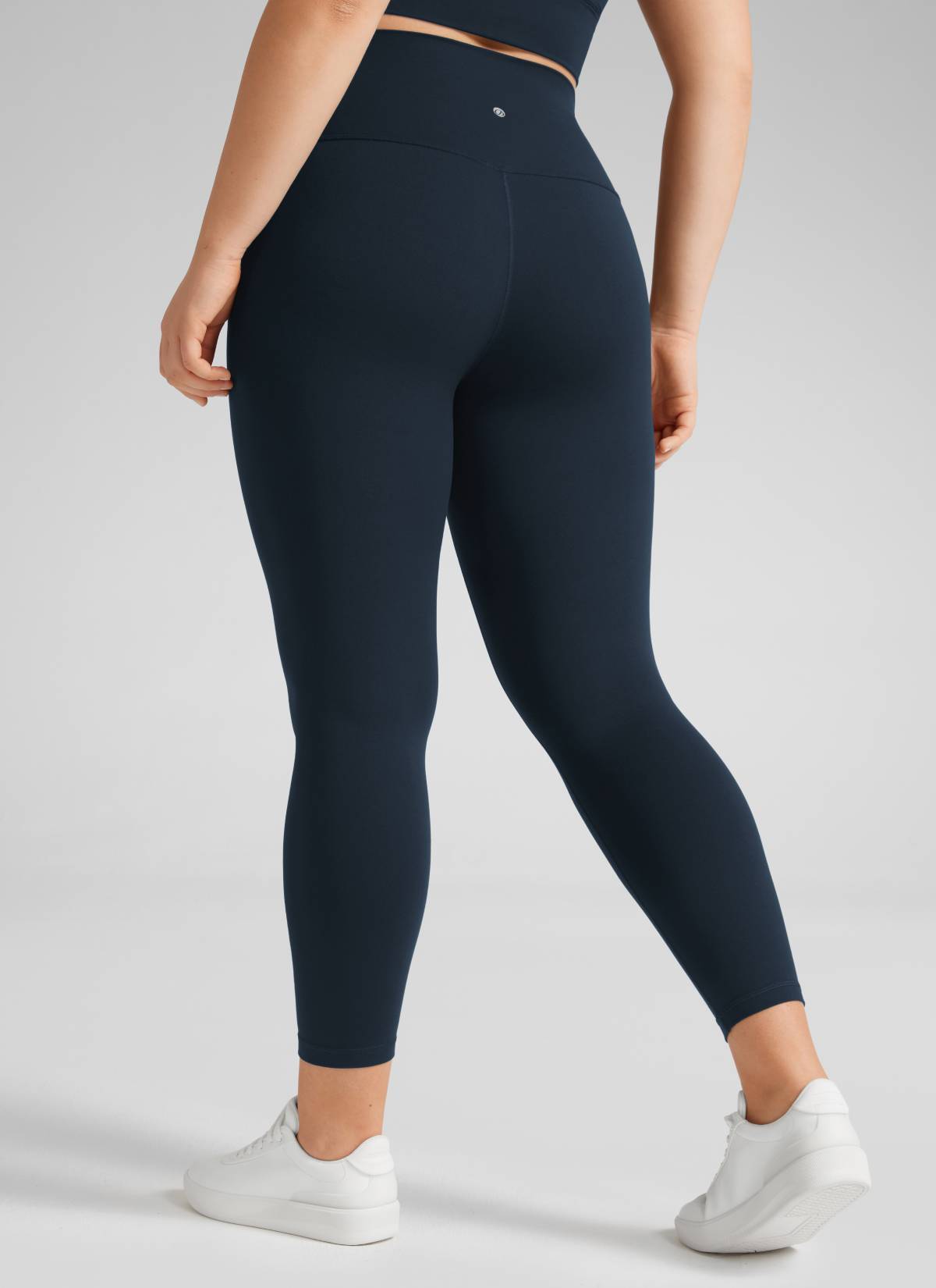 CRZ YOGA Yoga Tinggi Saiz Besar Wanita Butterluxe Seluar Legging 25'' Biru Laut Sejati