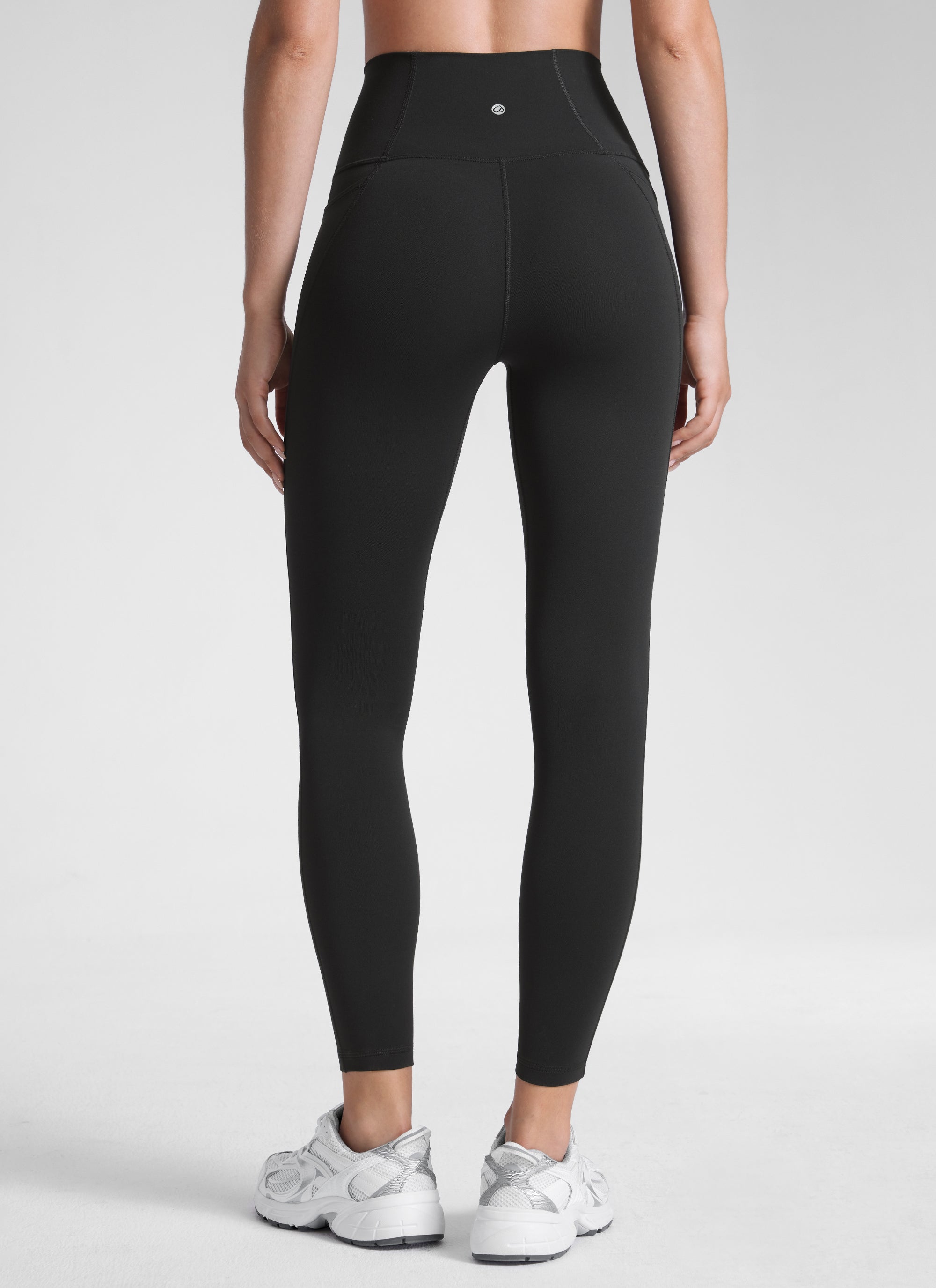 CRZ YOGA Quần legging nữ kiểu yoga dáng rộng, cạp cao, có túi kiểu “ Butterluxe ”, dài 25 inch, màu đen