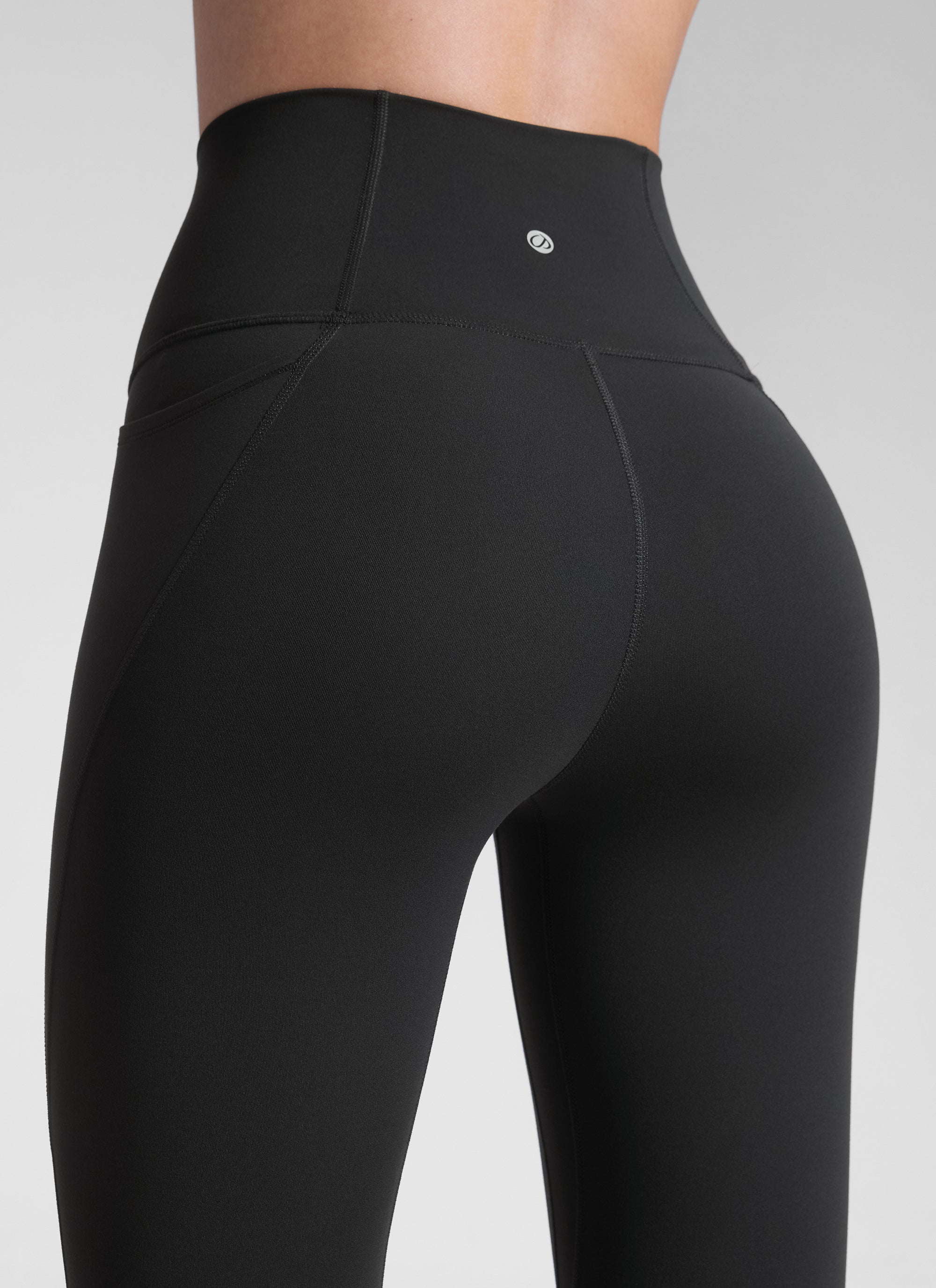 CRZ YOGA Quần legging nữ kiểu yoga dáng rộng, cạp cao, có túi kiểu “ Butterluxe ”, dài 25 inch, màu đen