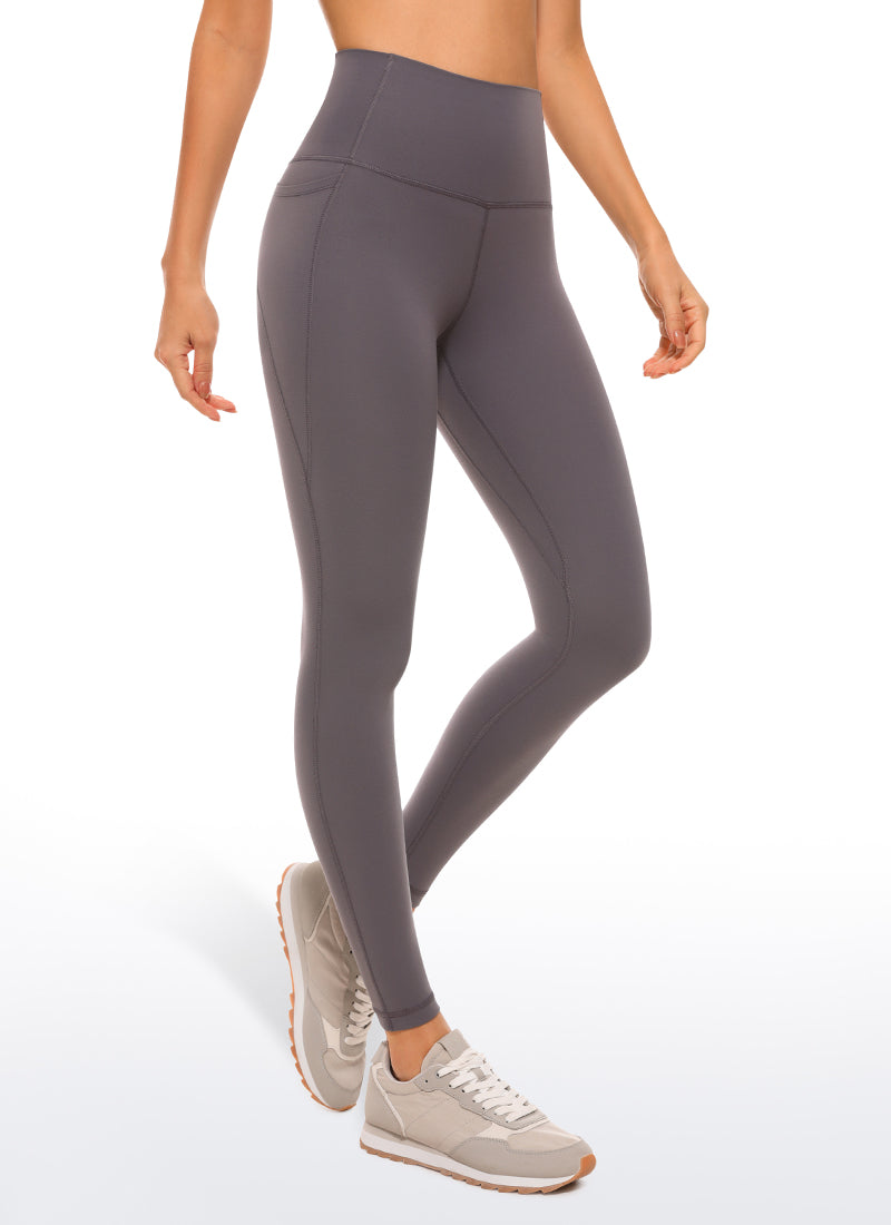 CRZ YOGA Women's Yoga Lounge High Rise Butterluxe Pocket Leggings 25'' Tornado @model_info:D
