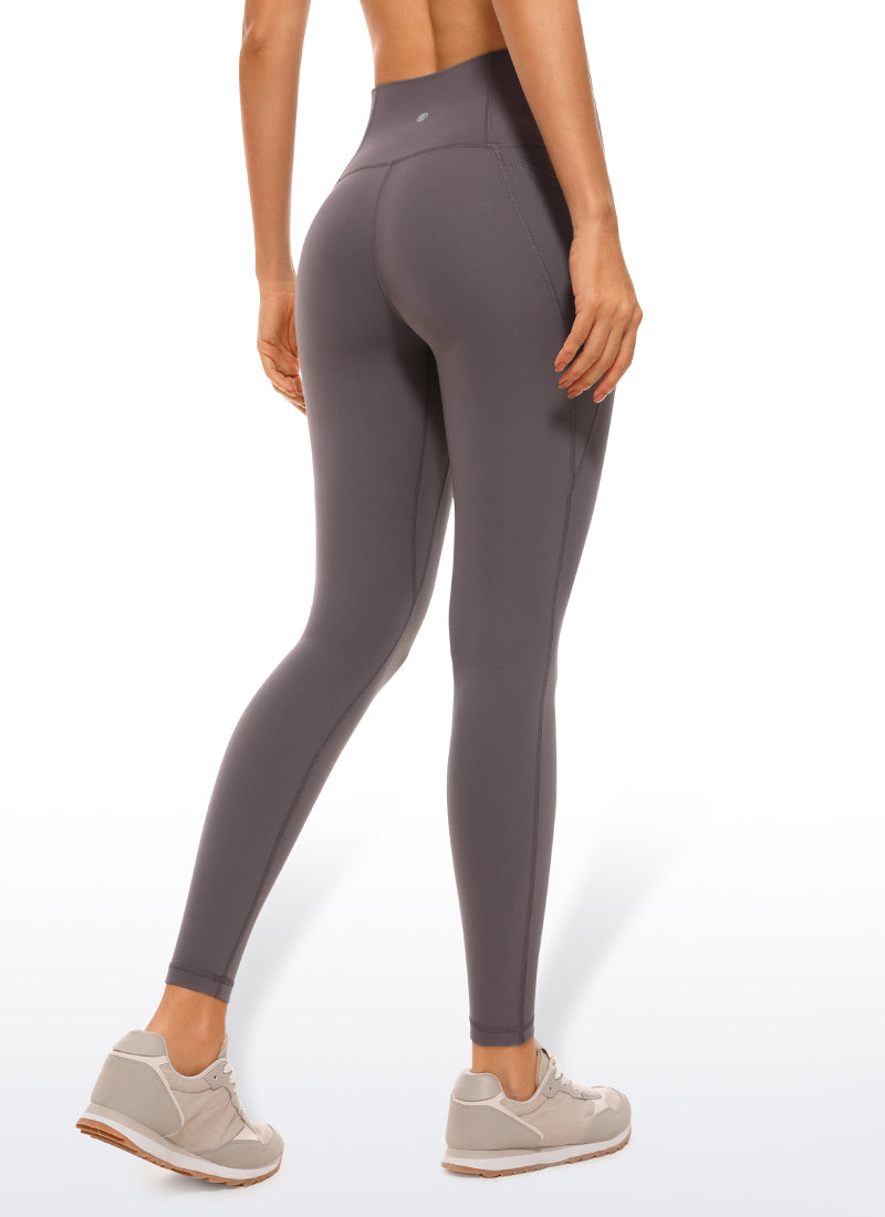 CRZ YOGA Women's Yoga Lounge High Rise Butterluxe Pocket Leggings 25'' Tornado @model_info:D