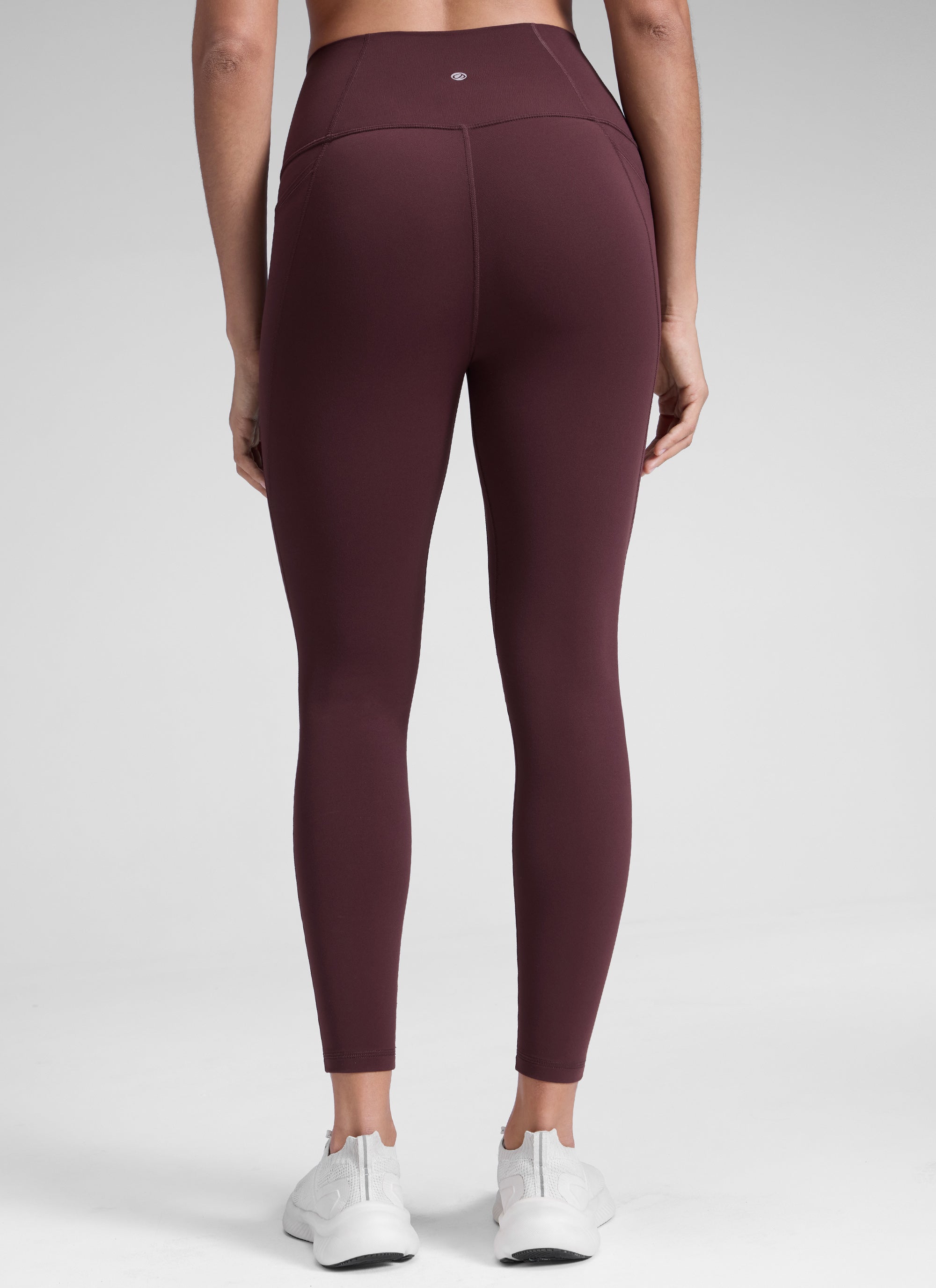 CRZ YOGA Quần legging nữ kiểu yoga dáng rộng, cạp cao, có túi kiểu “ Butterluxe ”, dài 25 inch, màu Ripe Plum