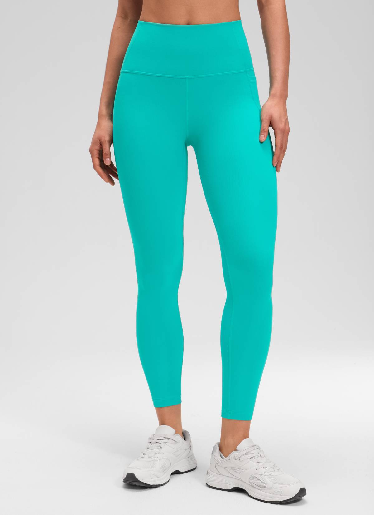 CRZ YOGA Quần legging nữ Yoga Lounge cạp cao Butterluxe , chiều dài 25'' - Màu Tropics Teal