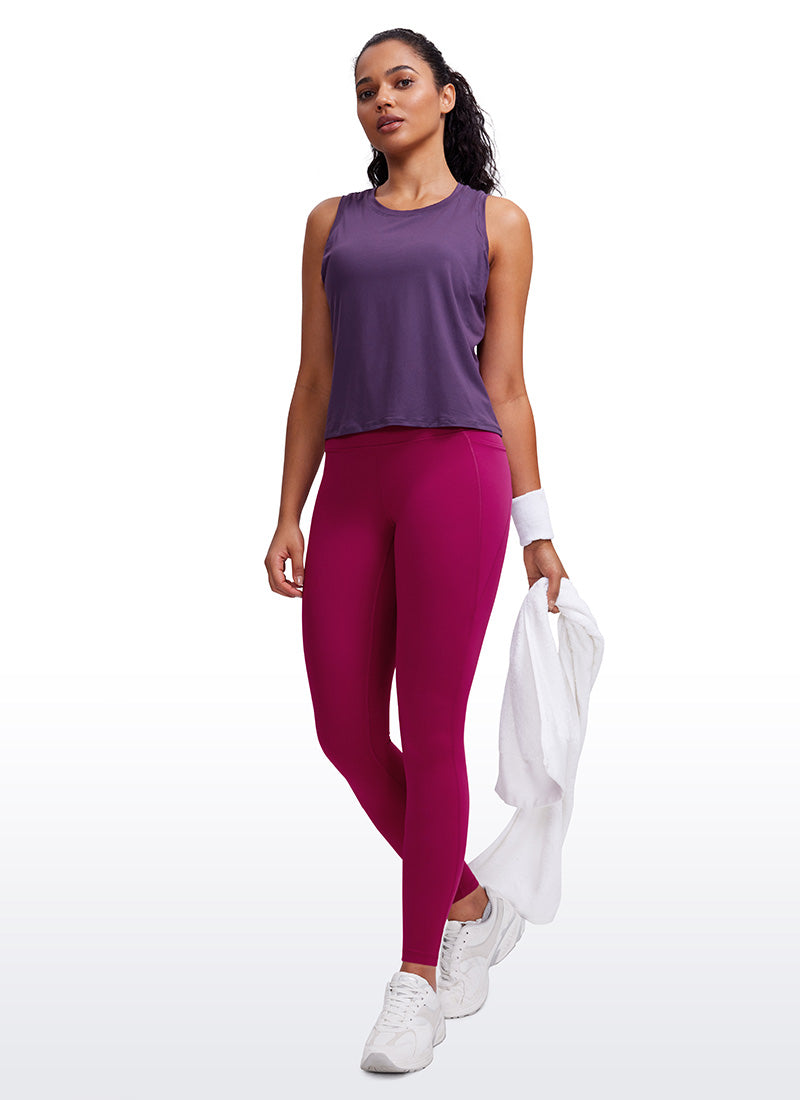 CRZ YOGA Legging Olahraga Wanita dengan Kantong " Butterluxe " Ukuran 28