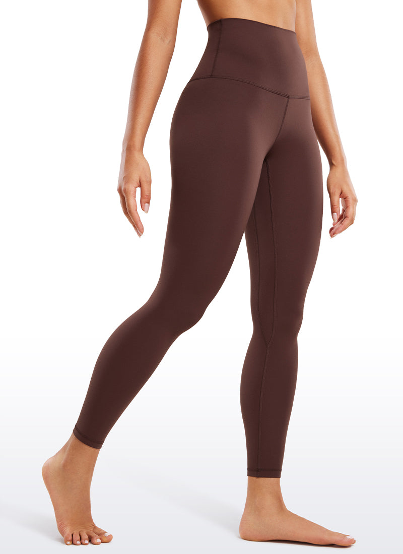 CRZ YOGA Women's Lounge Super High Rise Butterluxe Yoga Leggings 25'' Taupe @model_info:Fiona