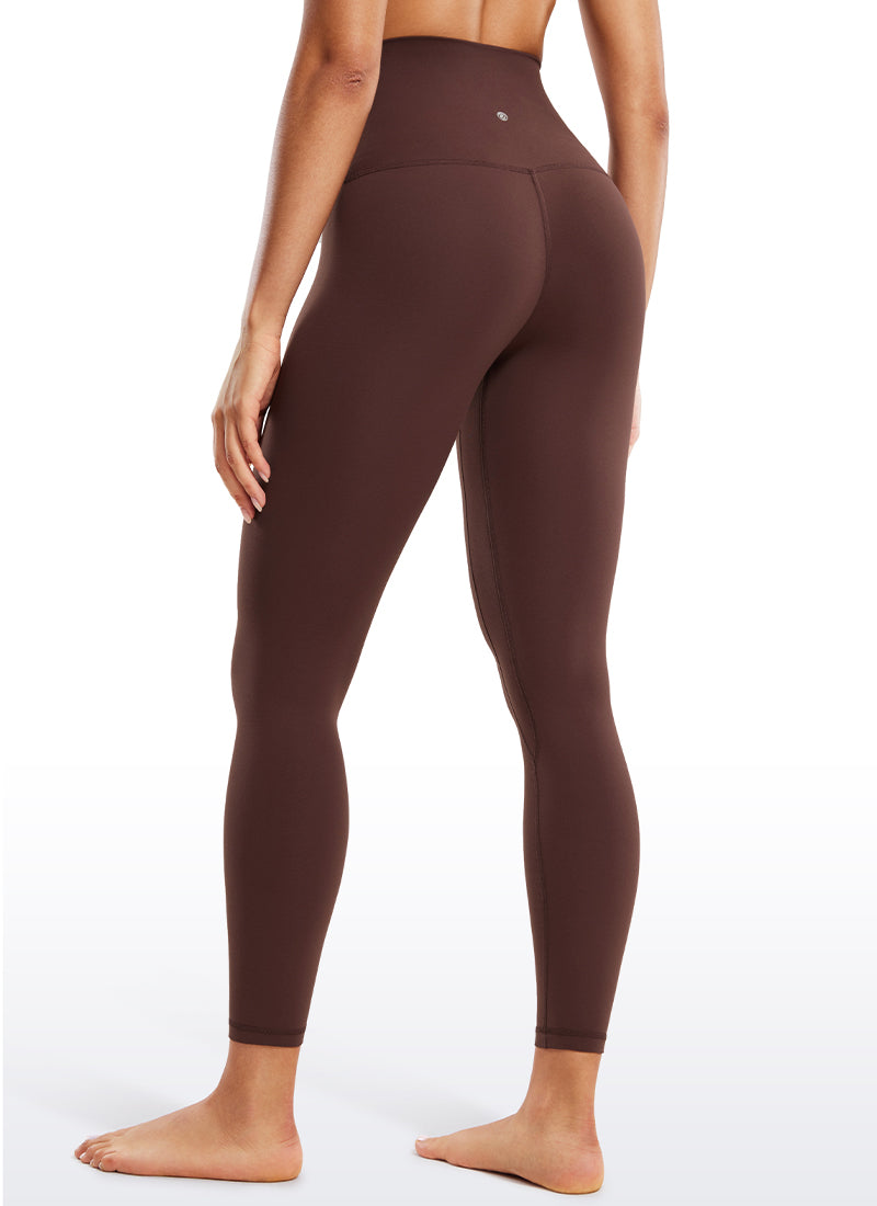CRZ YOGA Women's Lounge Super High Rise Butterluxe Yoga Leggings 25'' Taupe @model_info:Fiona