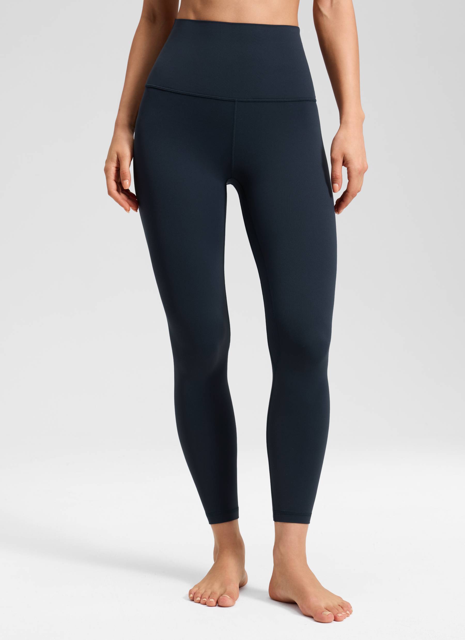 CRZ YOGA Ruang Istirehat Wanita Super Tinggi Butterluxe Legging Yoga 25'' Biru Laut Sejati