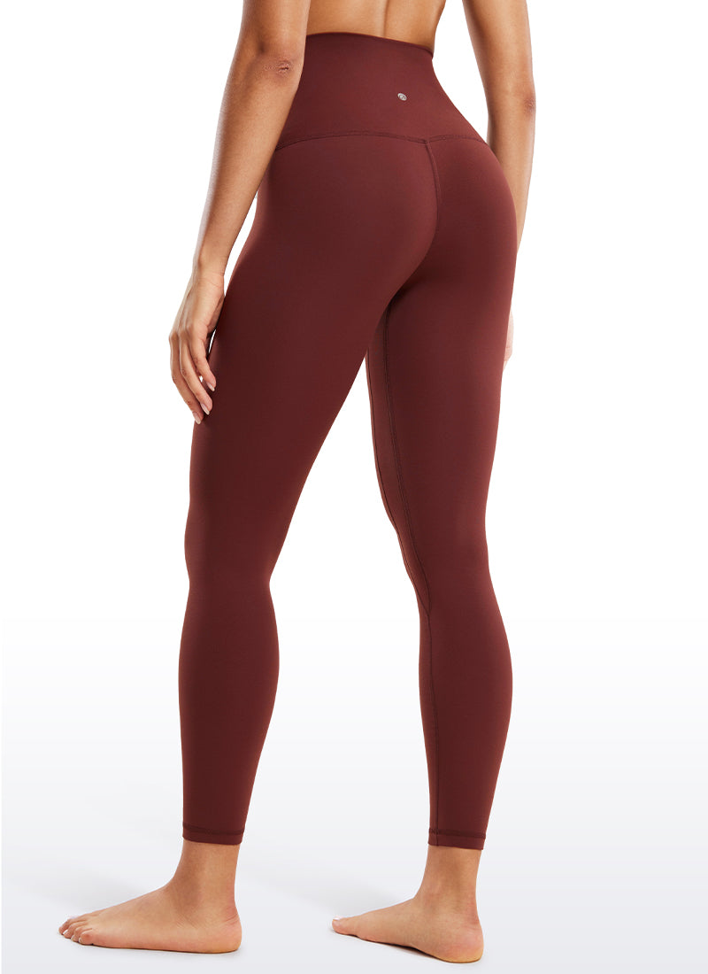CRZ YOGA Women's Lounge Super High Rise Butterluxe Yoga Leggings 25'' Noctilucence Red @model_info:Fiona