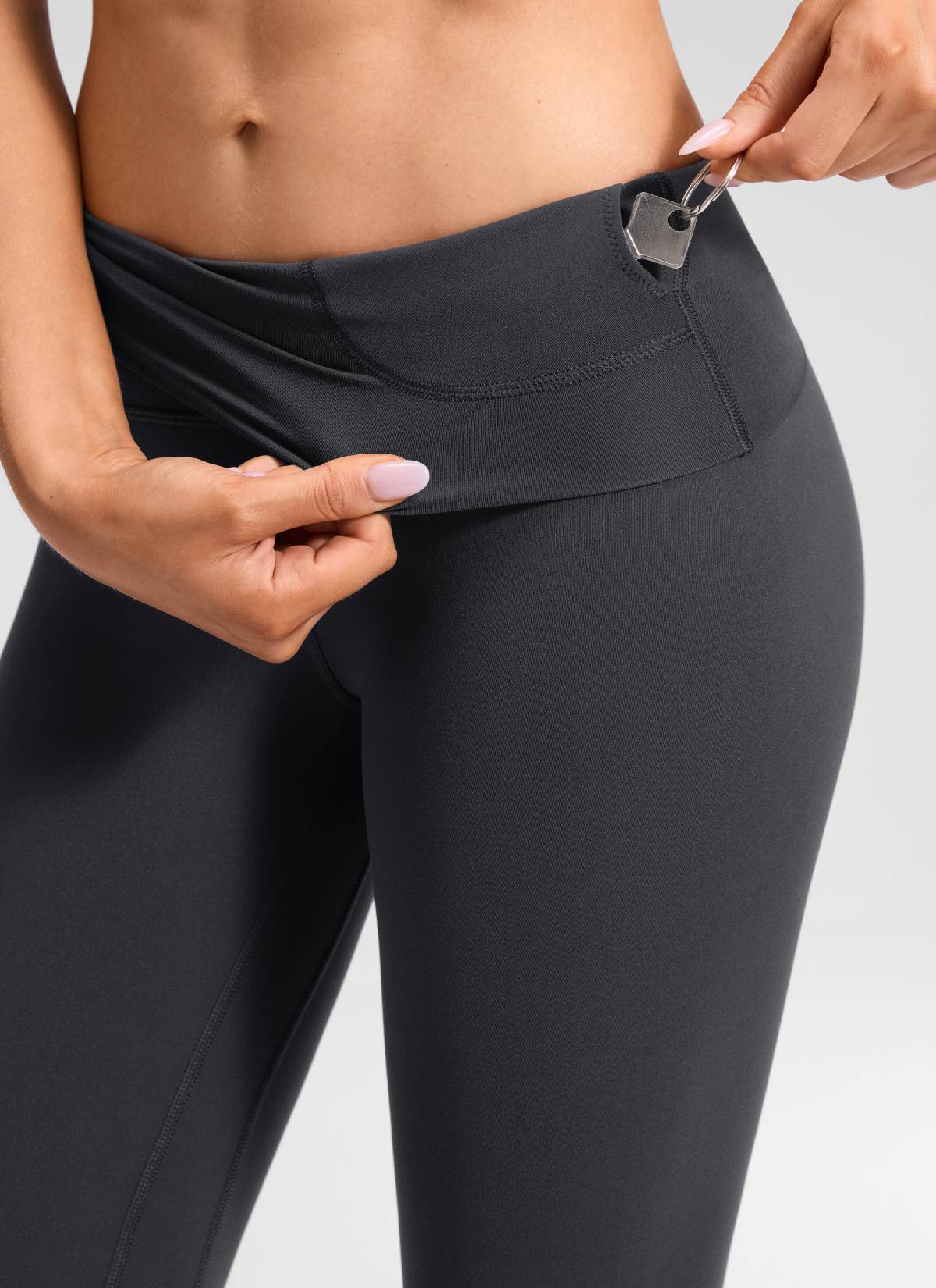 CRZ YOGA Ruang Istirehat Wanita Super Tinggi Butterluxe Legging Yoga 25'' Kelabu Misterius