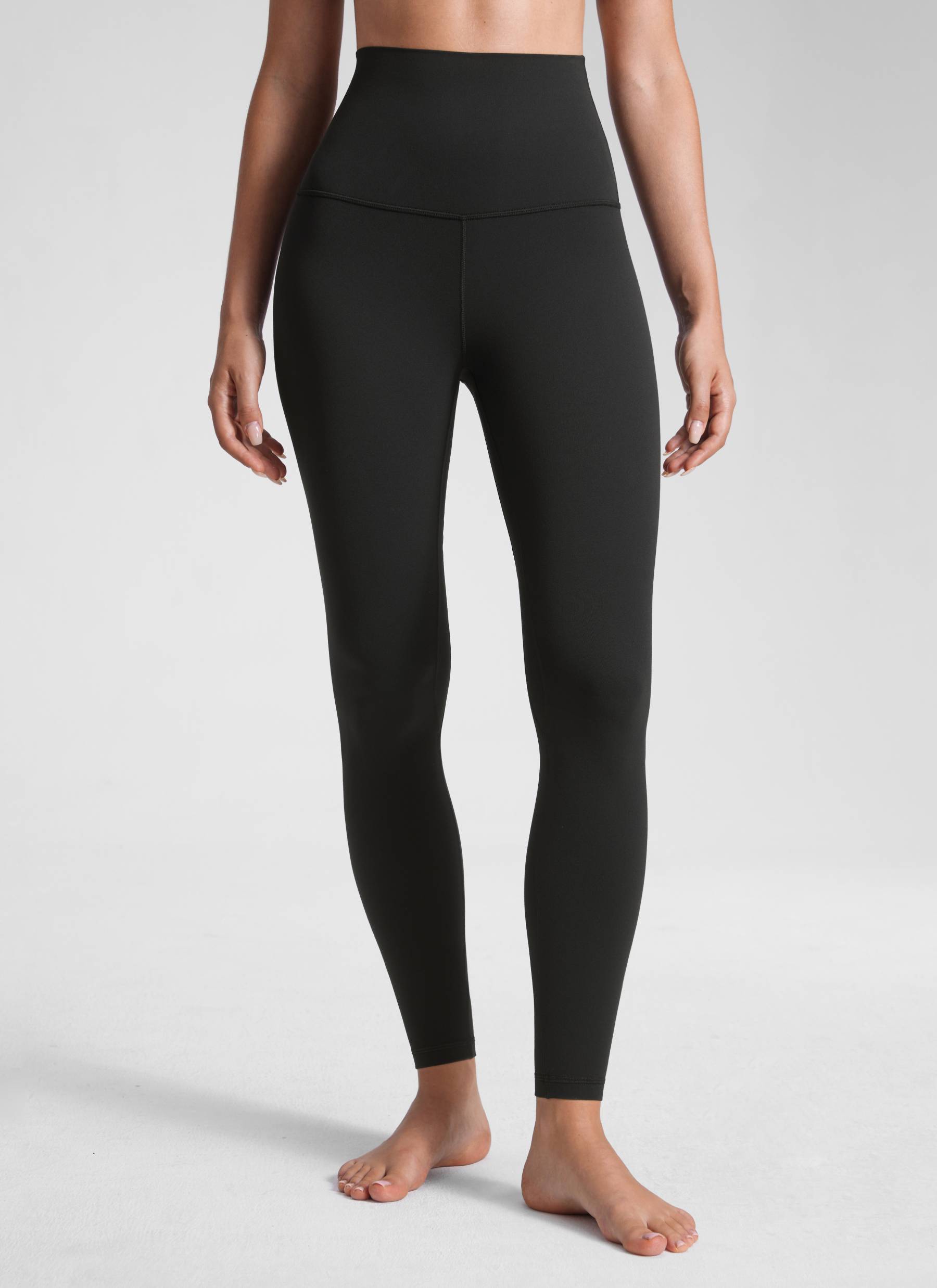 CRZ YOGA Women's Yoga Super High Waist Butterluxe Yoga Leggings 28'' Black