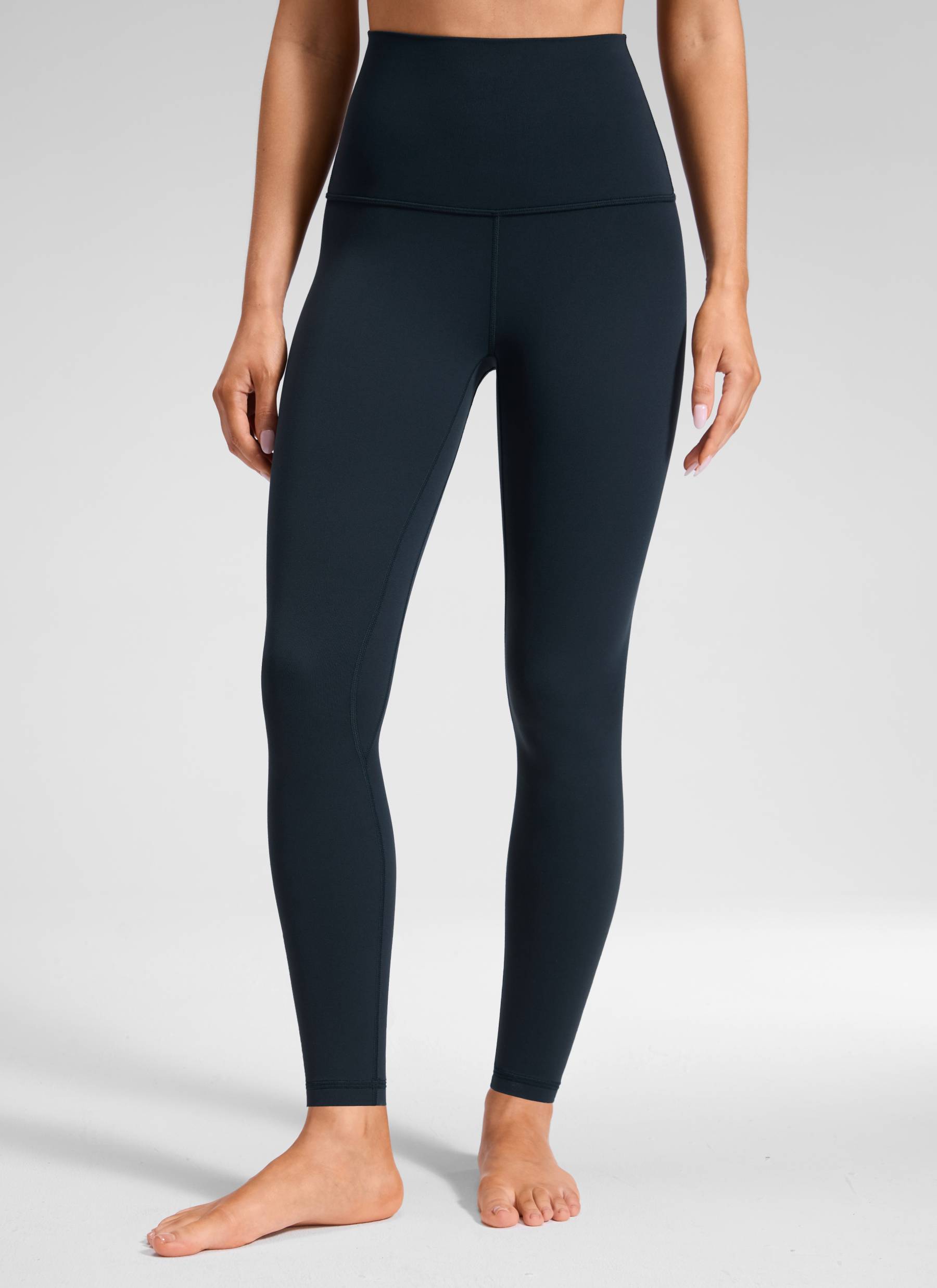CRZ YOGA Women's Yoga Super High Waist Butterluxe Yoga Leggings 28'' True Navy