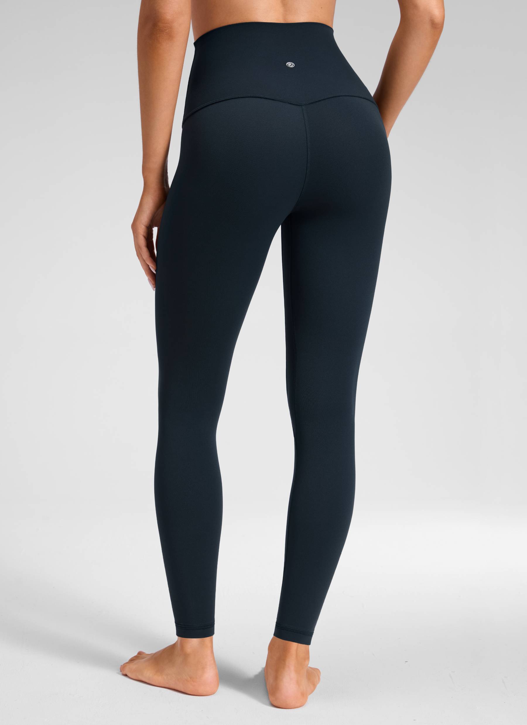 CRZ YOGA Women's Yoga Super High Waist Butterluxe Yoga Leggings 28'' True Navy