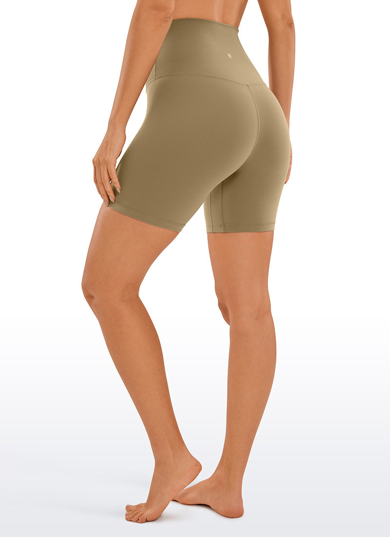 CRZ YOGA Yoga Wanita Pinggang Super Tinggi Butterluxe Seluar Pendek 6'' Soul Brown