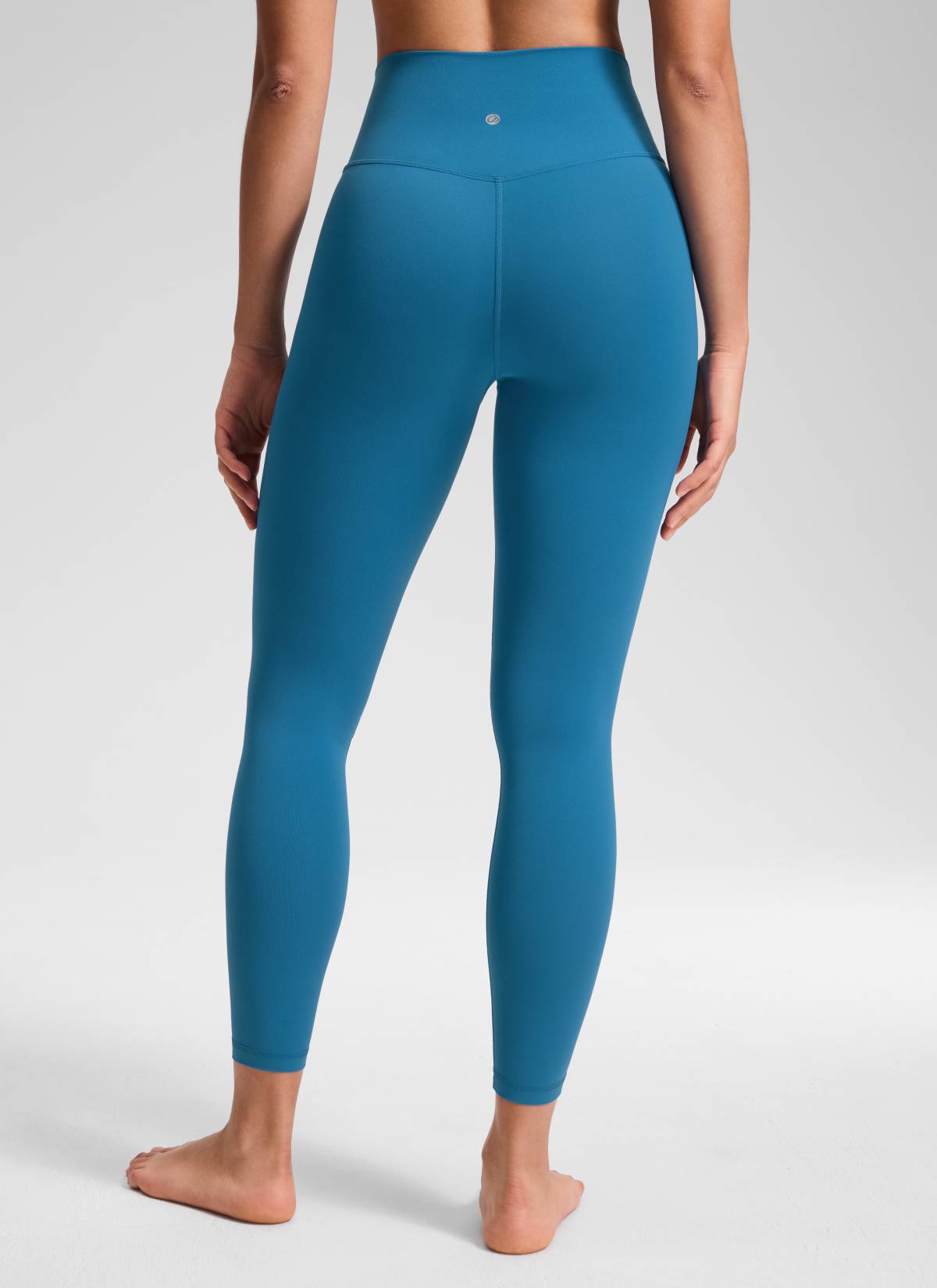 CRZ YOGA Wanita Bertingkat Tinggi Butterluxe Legging Yoga 25'' Pinggang Bersilang V Super-sonik Biru