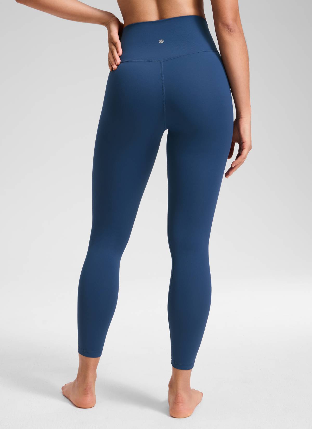 CRZ YOGA Wanita Bertingkat Tinggi Butterluxe Legging Yoga 25'' Pinggang Silang V Tentera Laut Perancis