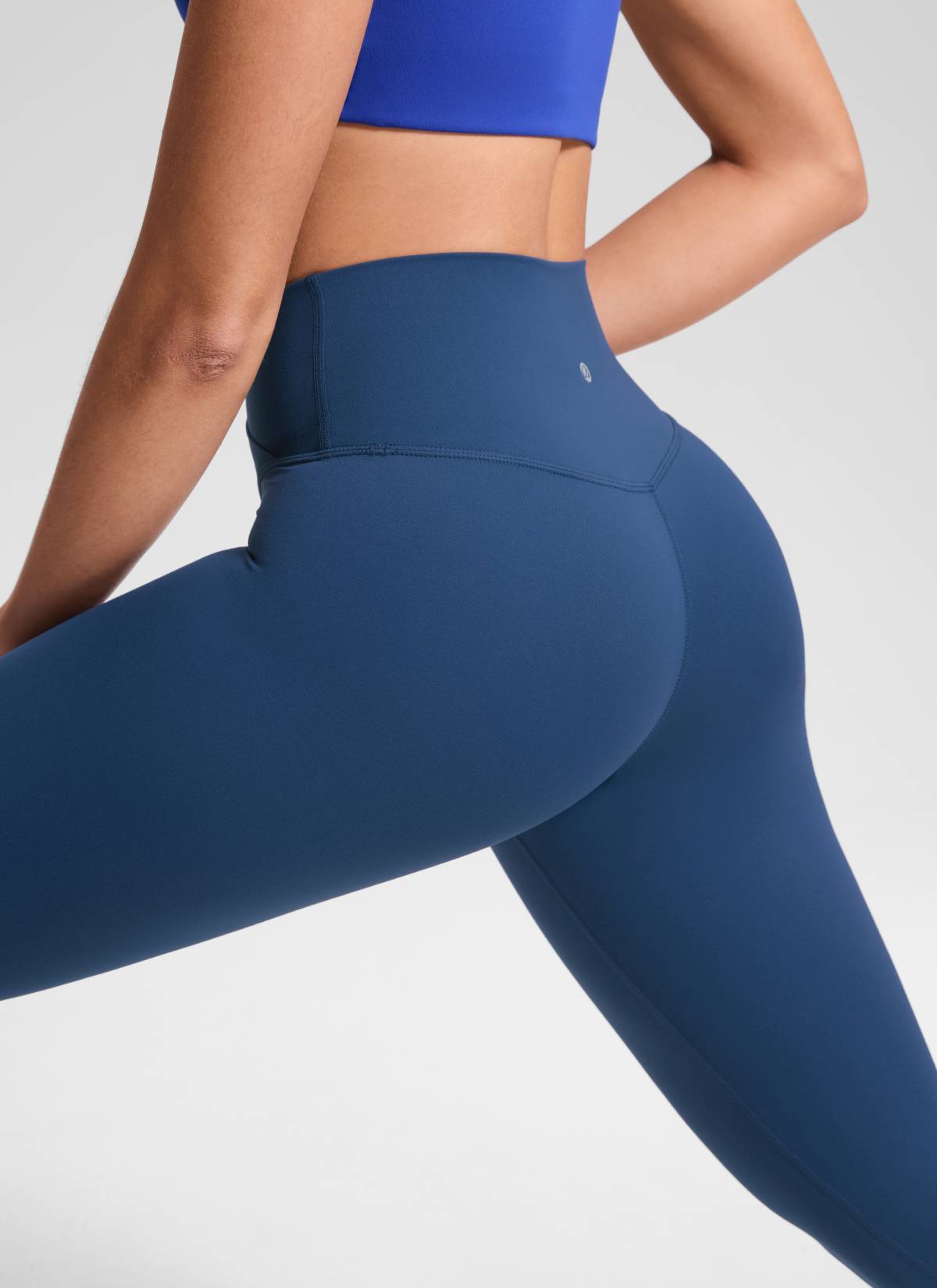 CRZ YOGA Wanita Bertingkat Tinggi Butterluxe Legging Yoga 25'' Pinggang Silang V Tentera Laut Perancis