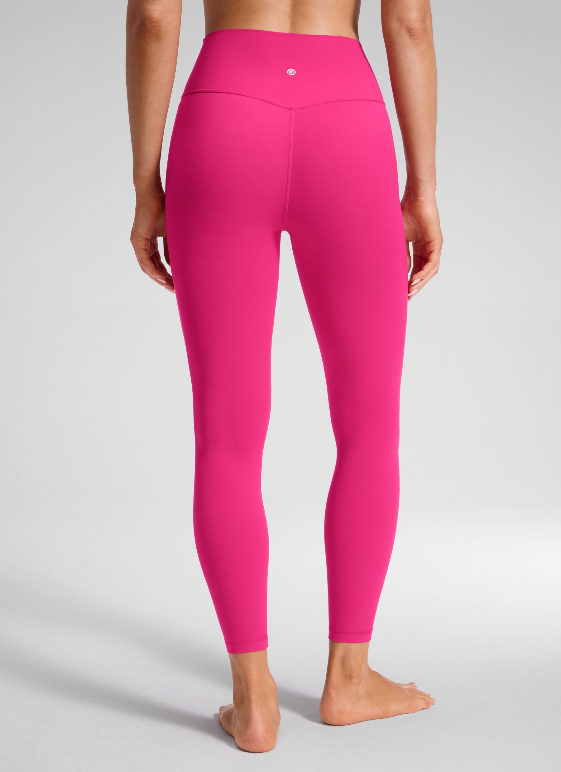 CRZ YOGA Wanita Bertingkat Tinggi Butterluxe Legging Yoga 25'' Pinggang Bersilang V Granita Merah Jambu