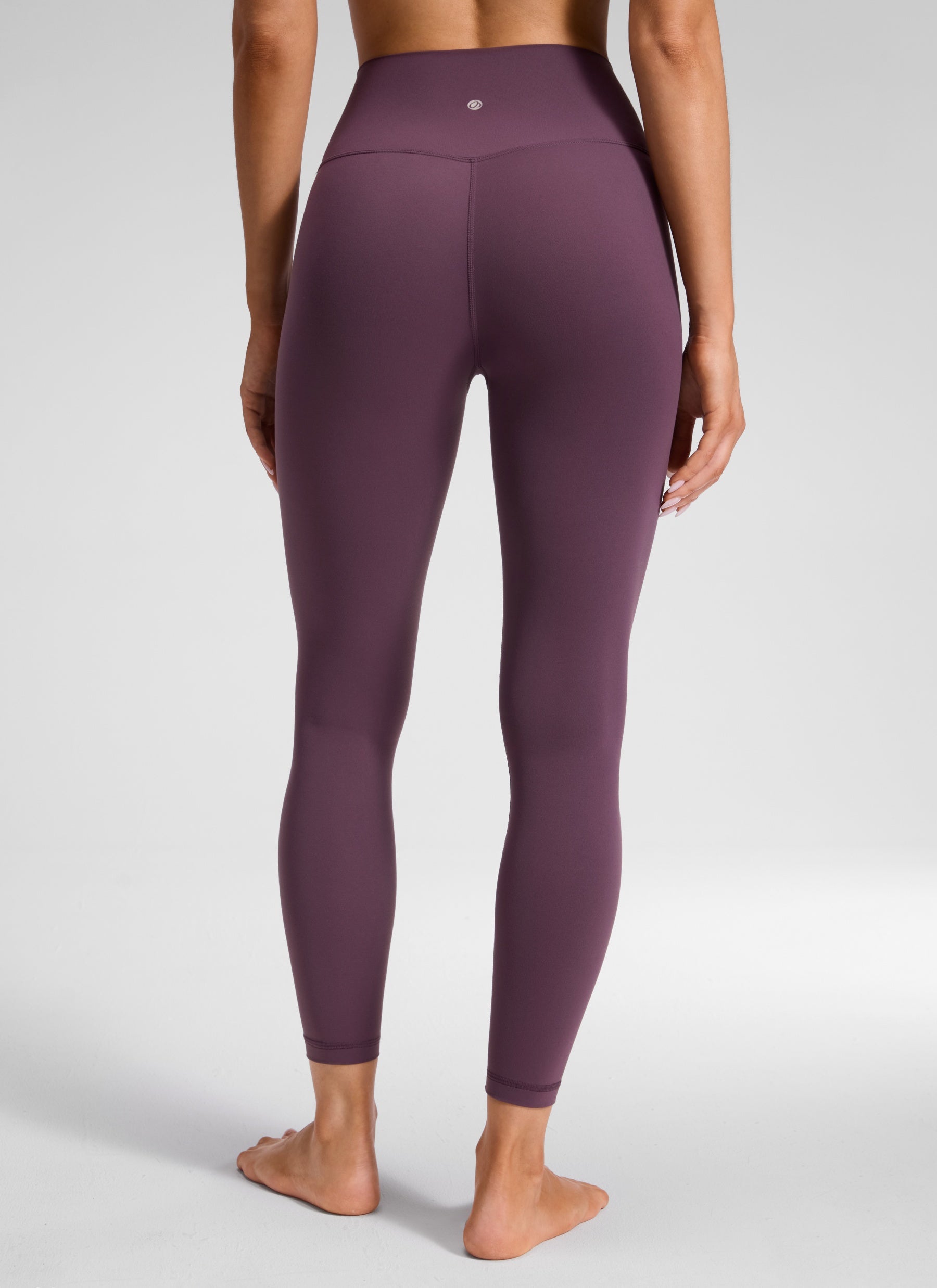 CRZ YOGA Wanita Bertingkat Tinggi Butterluxe Legging Yoga 25'' V Pinggang Silang Grape Thistle Ungu