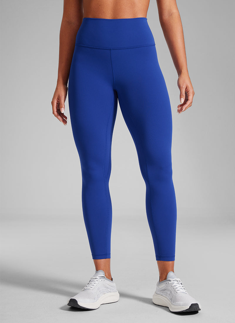 CRZ YOGA Pambabaeng Pag-eehersisyo Mataas na Pagtaas Butterlift Yoga Leggings 25'' Waves Blue