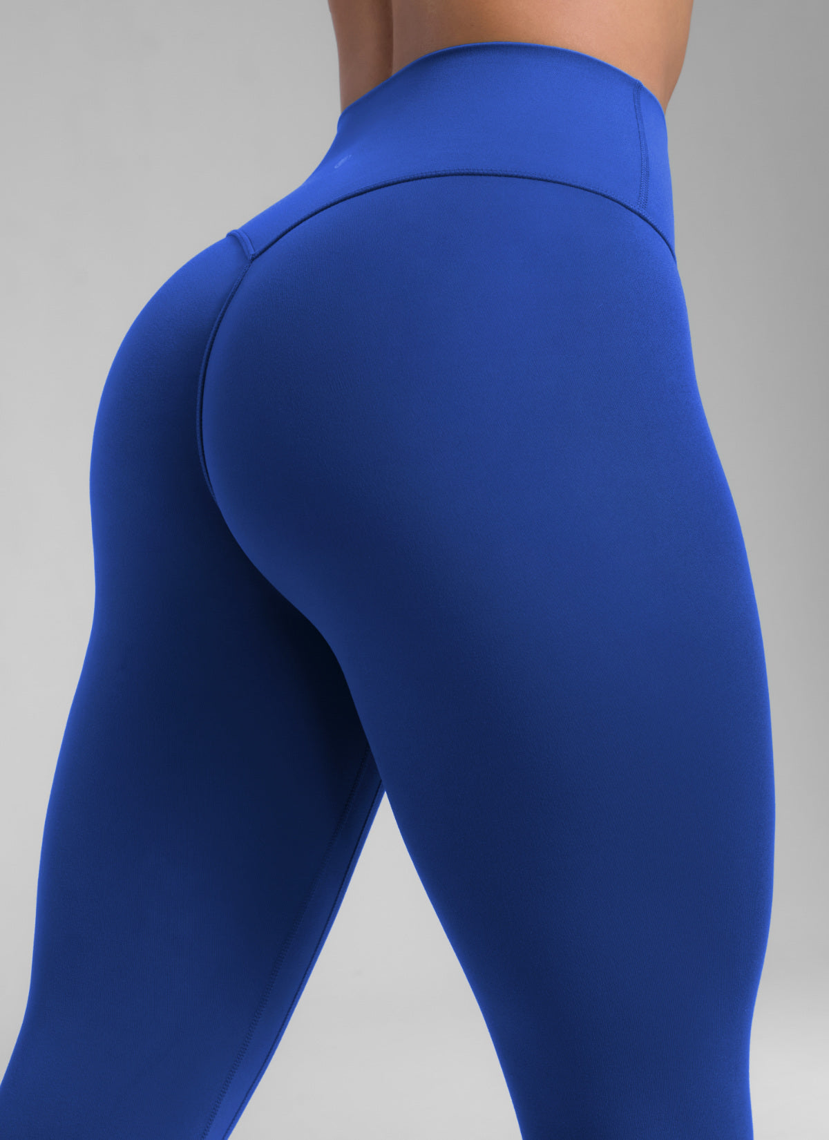 CRZ YOGA レディース Secretsculpt™ ワークアウト フロントシームレス レギンス 28インチ ウェーブ ブルー