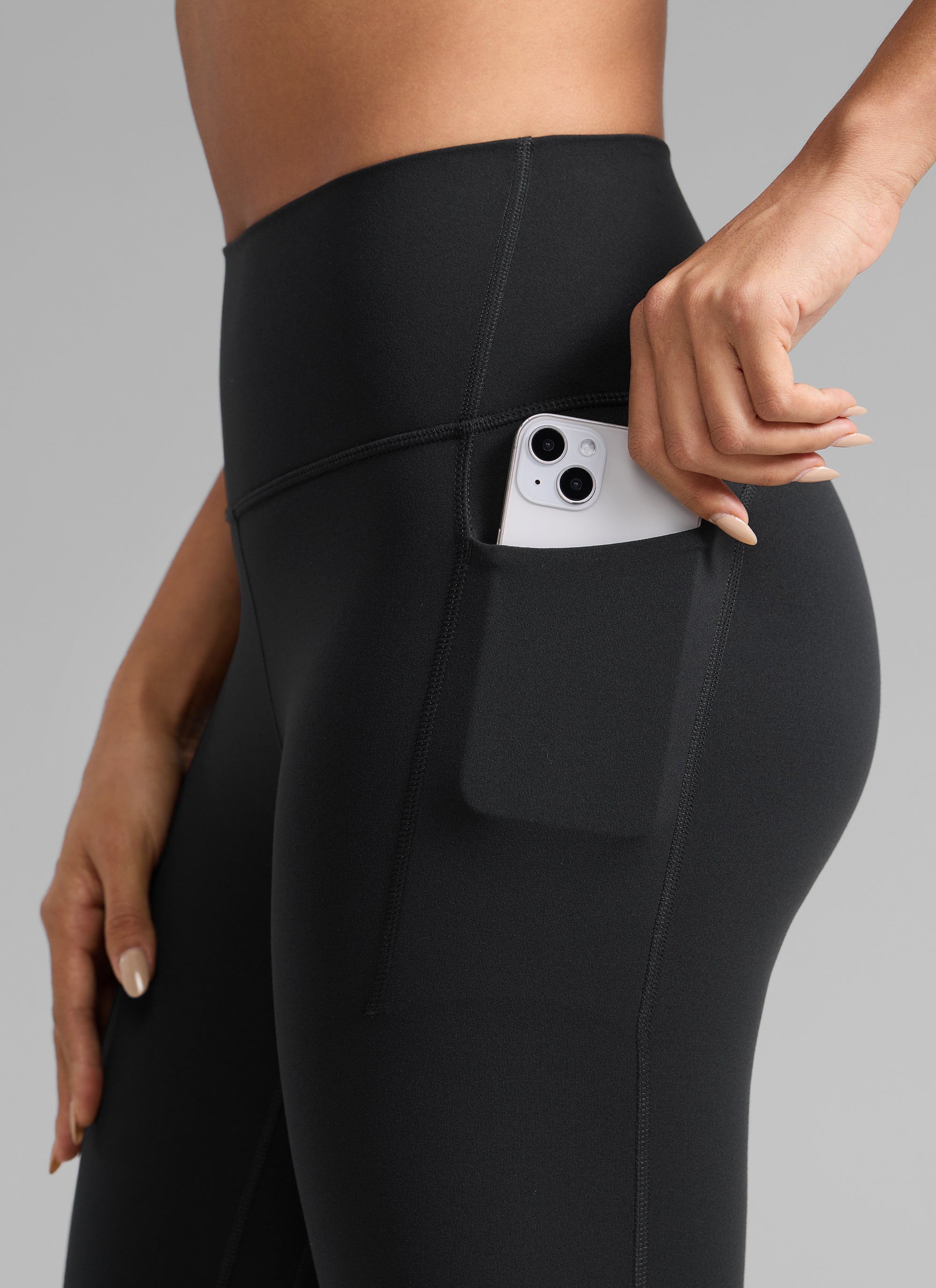 CRZ YOGA レディースButterlift ハイライズ ポケット レギンス 25インチ ブラック