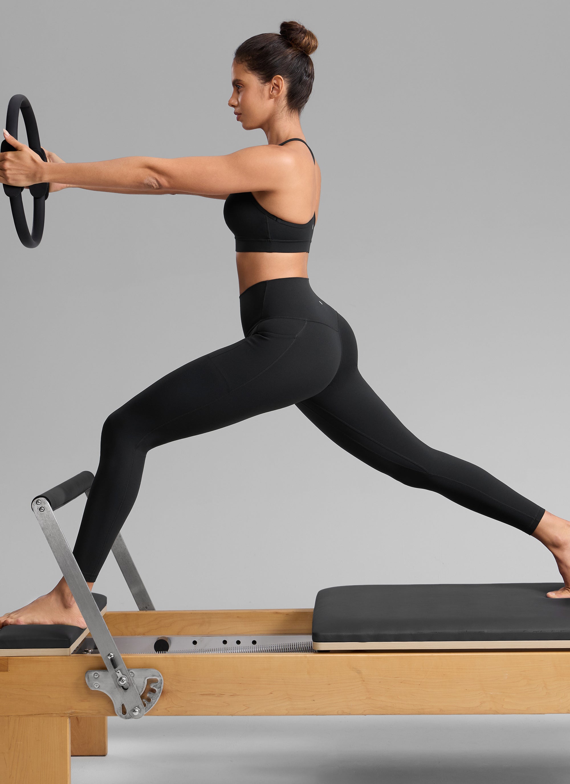 CRZ YOGA レディースButterlift ハイライズ ポケット レギンス 25インチ ブラック