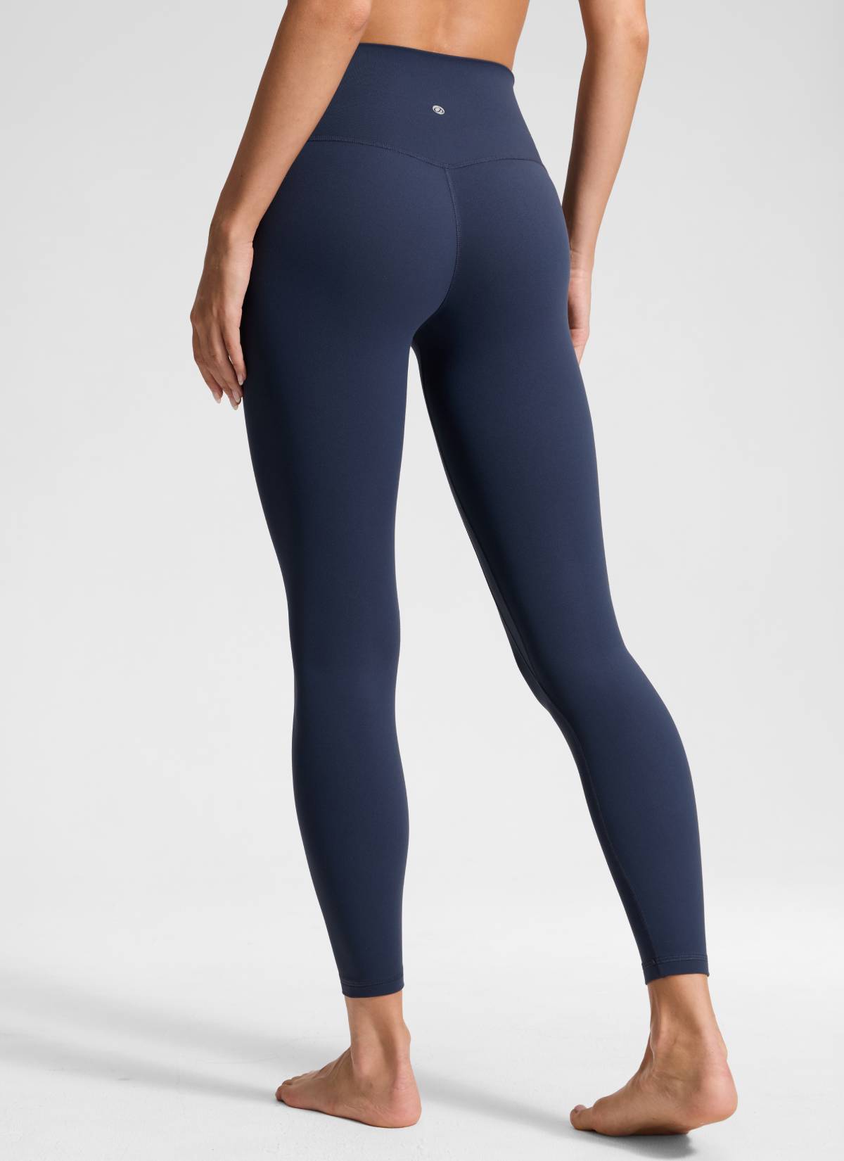 CRZ YOGA Quần legging Butterluxe nữ Butterluxe cạp cao, không đường may phía trước, dài 25 inch, màu Club Blue