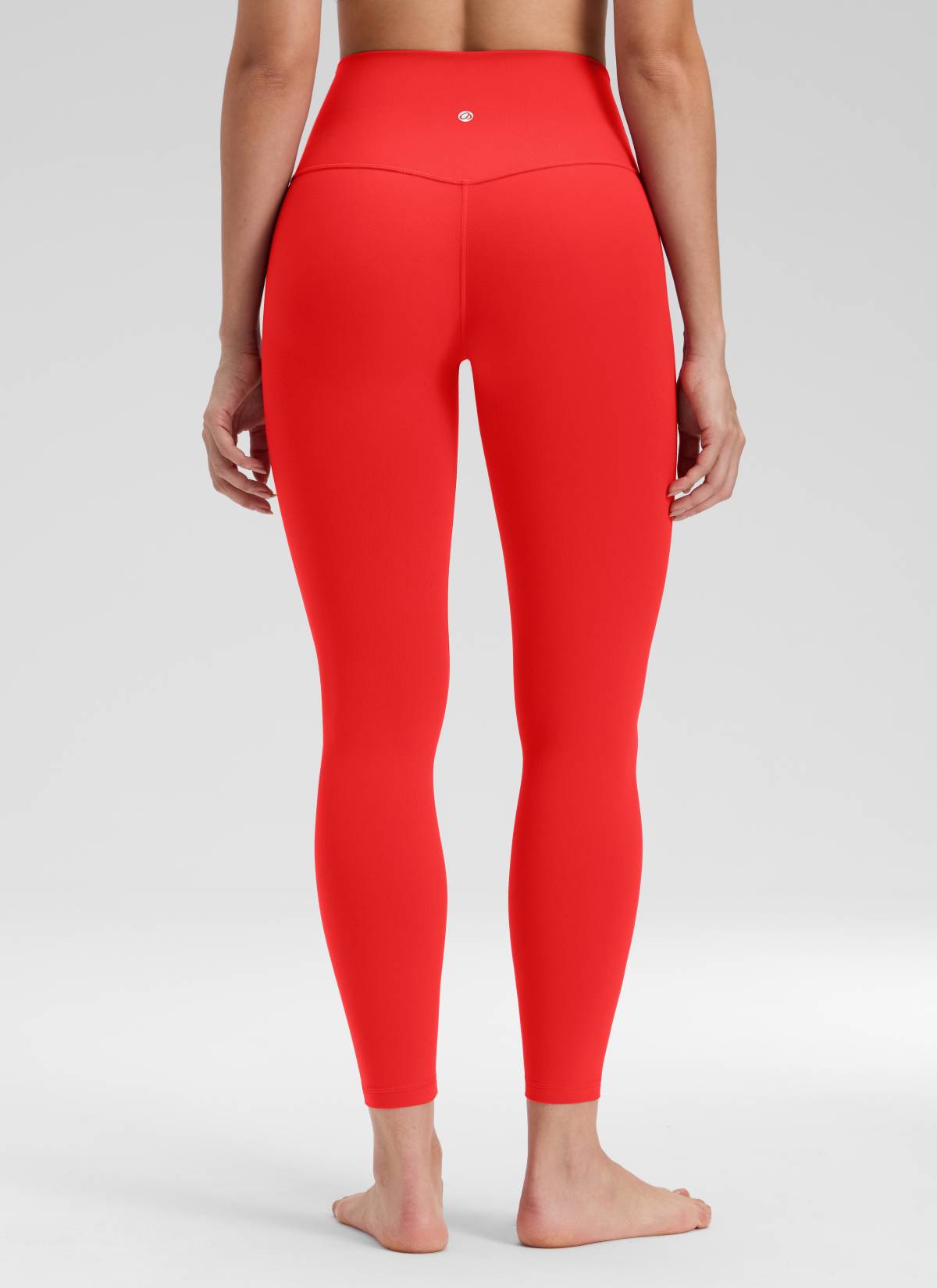 CRZ YOGA Quần legging Butterluxe nữ Butterluxe cạp cao, không đường may phía trước, dài 25 inch, màu đỏ đậm