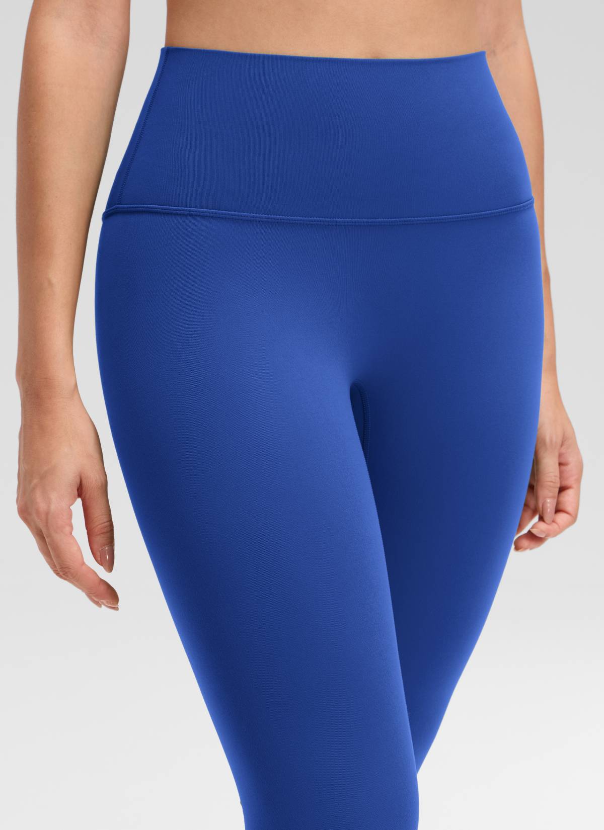 CRZ YOGA Quần legging Butterluxe nữ Butterluxe cạp cao, không đường may phía trước, dài 25 inch, màu xanh sóng