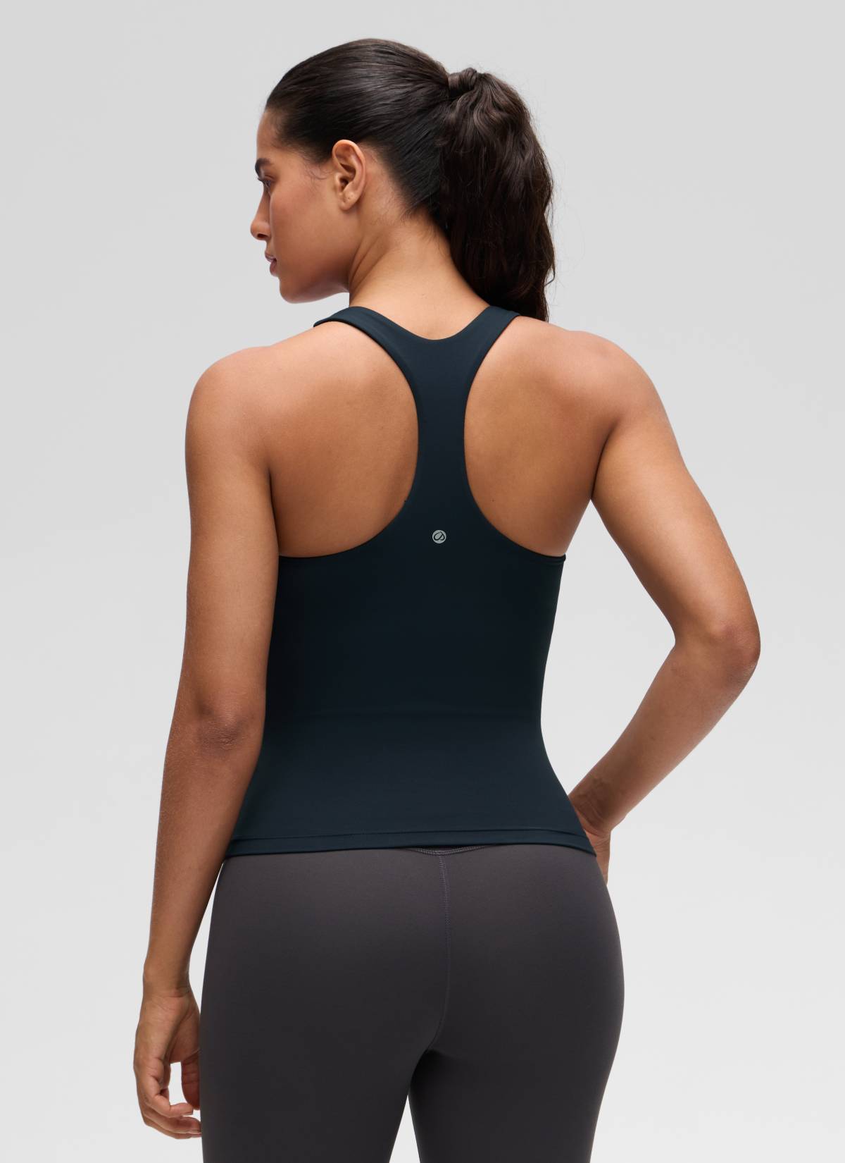 Áo thun yoga ôm sát dành cho nữ CRZ YOGA - Mẫu áo ba lỗ có áo lót tích hợp " Butterluxe " - Màu xanh navy đậm