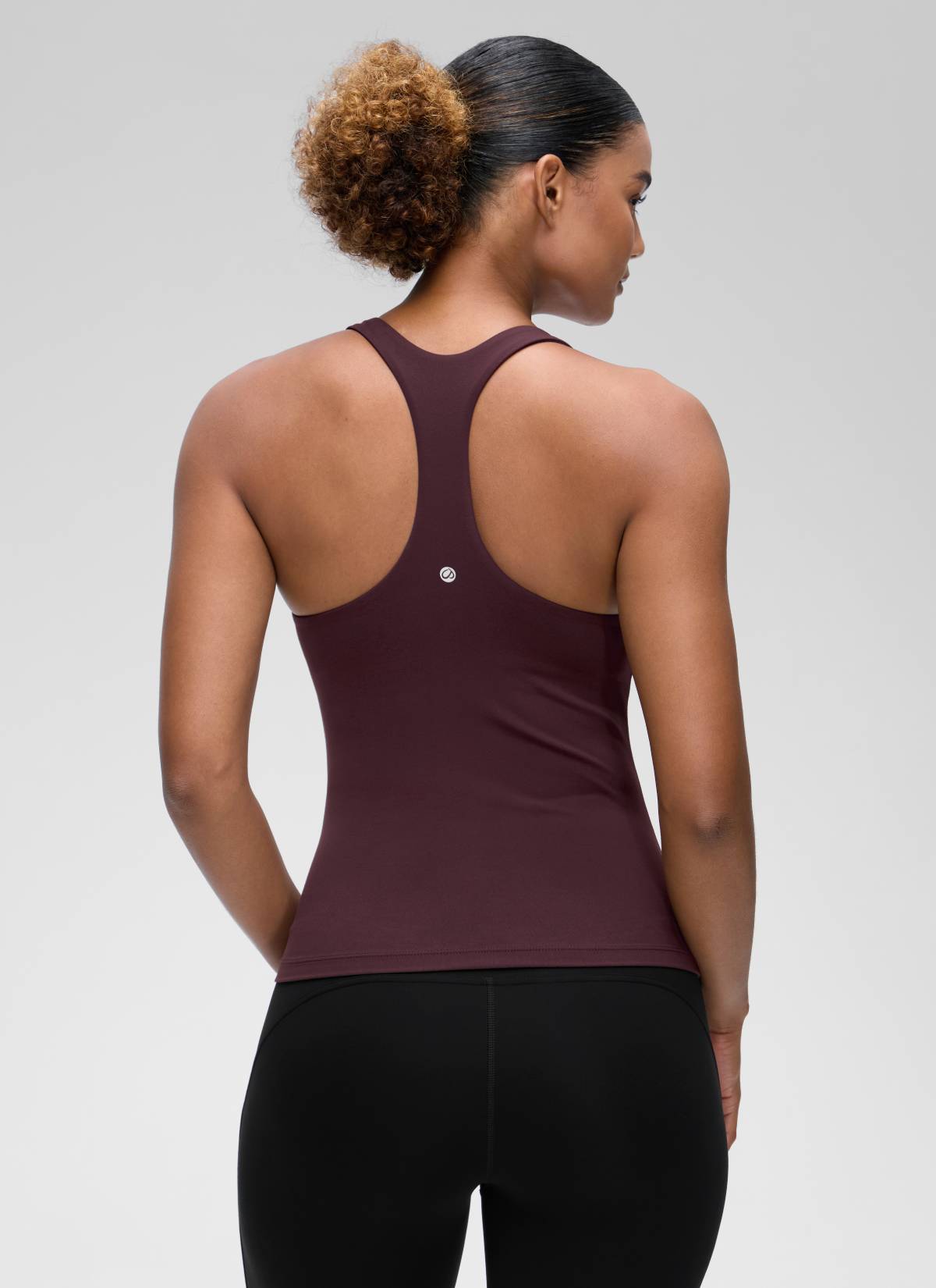 Áo thun yoga ôm sát dành cho nữ CRZ YOGA - Mẫu áo ba lỗ có áo lót tích hợp “ Butterluxe ” - Màu Ripe Plum