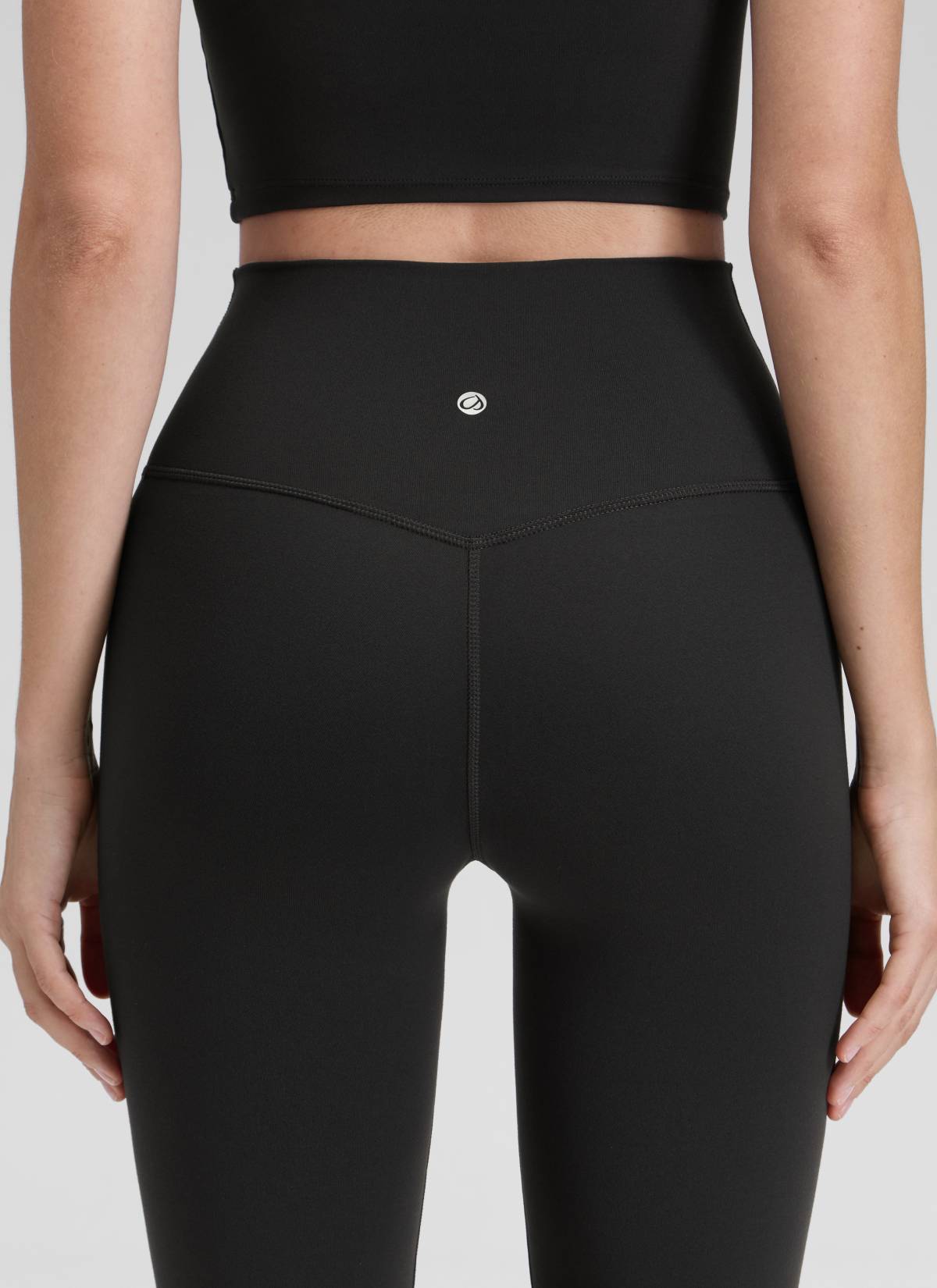 CRZ YOGA Quần legging nữ kiểu chéo chữ V, cạp cao, ống loe, màu Butterluxe , cỡ 31