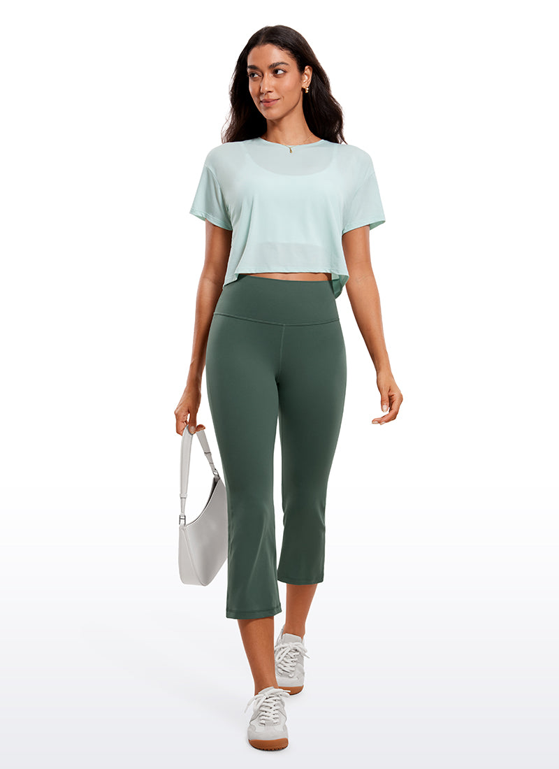 Quần Legging Ống Loa Cạp Cao Có Túi Bootcut Butterluxe 58 cm