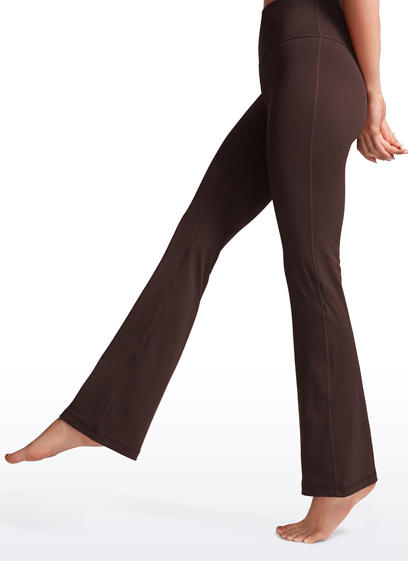 CRZ YOGA Wanita Butterluxe Legging Potongan Kaki Mengembang Pinggang Tinggi 32