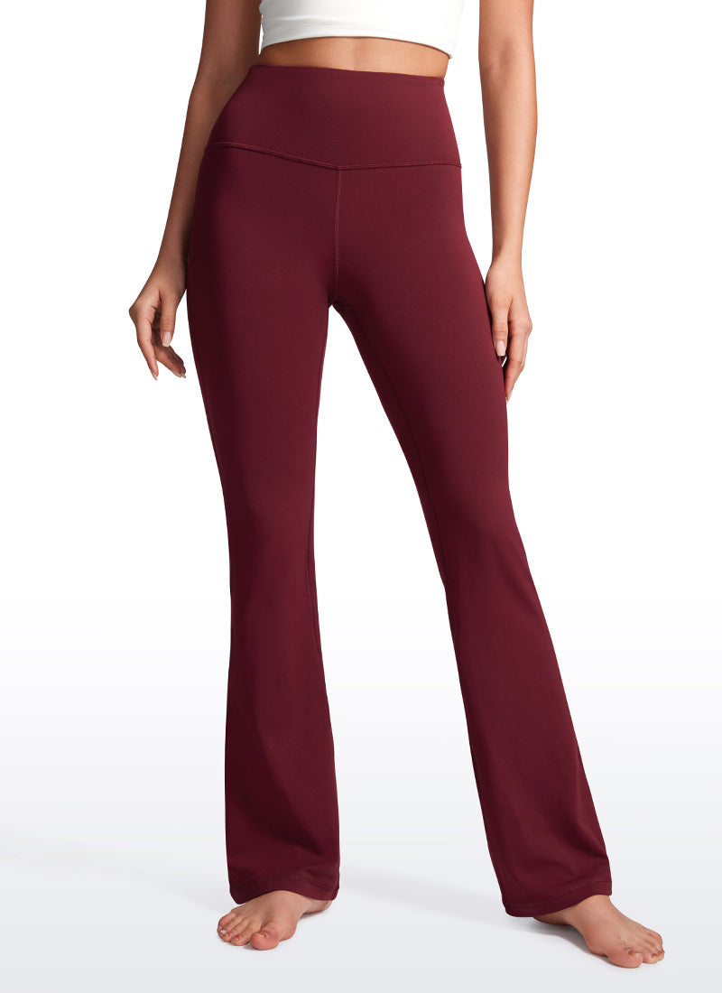 CRZ YOGA Wanita Butterluxe Legging Potongan Kaki Mengembang Pinggang Tinggi 32