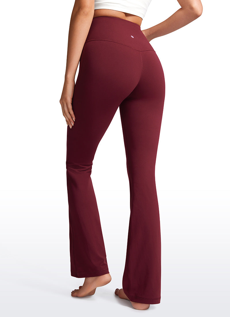 CRZ YOGA Wanita Butterluxe Legging Potongan Kaki Mengembang Pinggang Tinggi 32