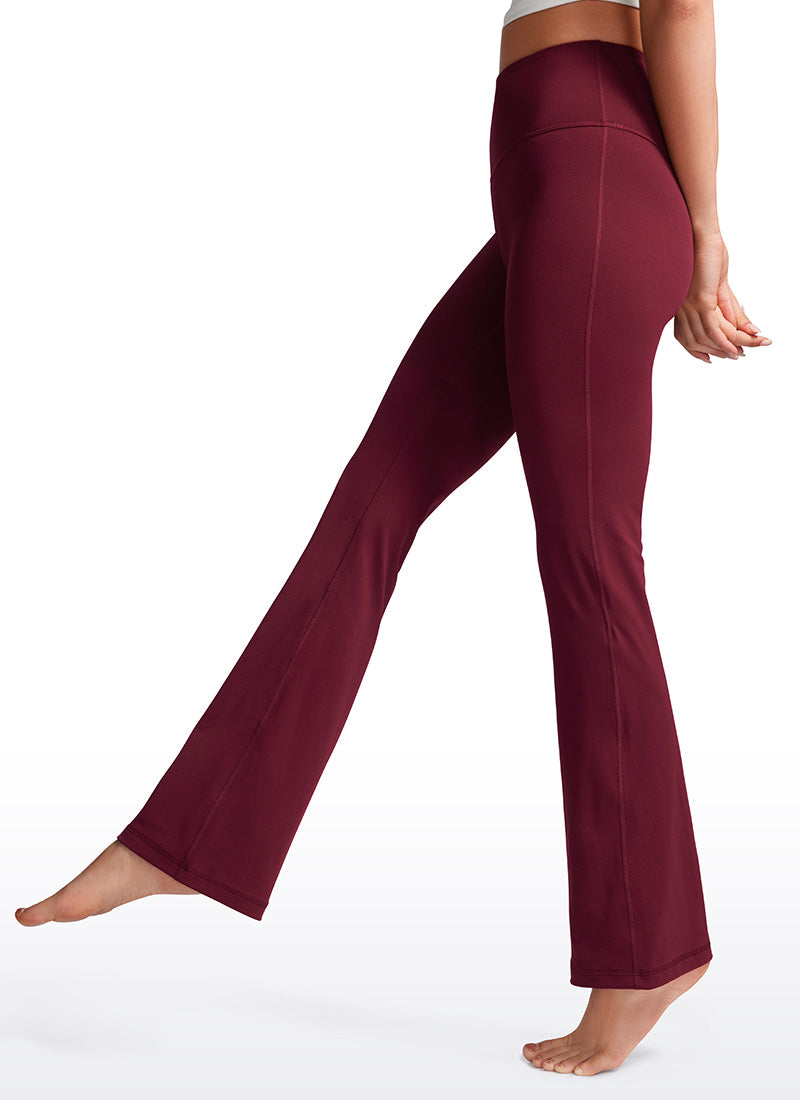 CRZ YOGA Wanita Butterluxe Legging Potongan Kaki Mengembang Pinggang Tinggi 32