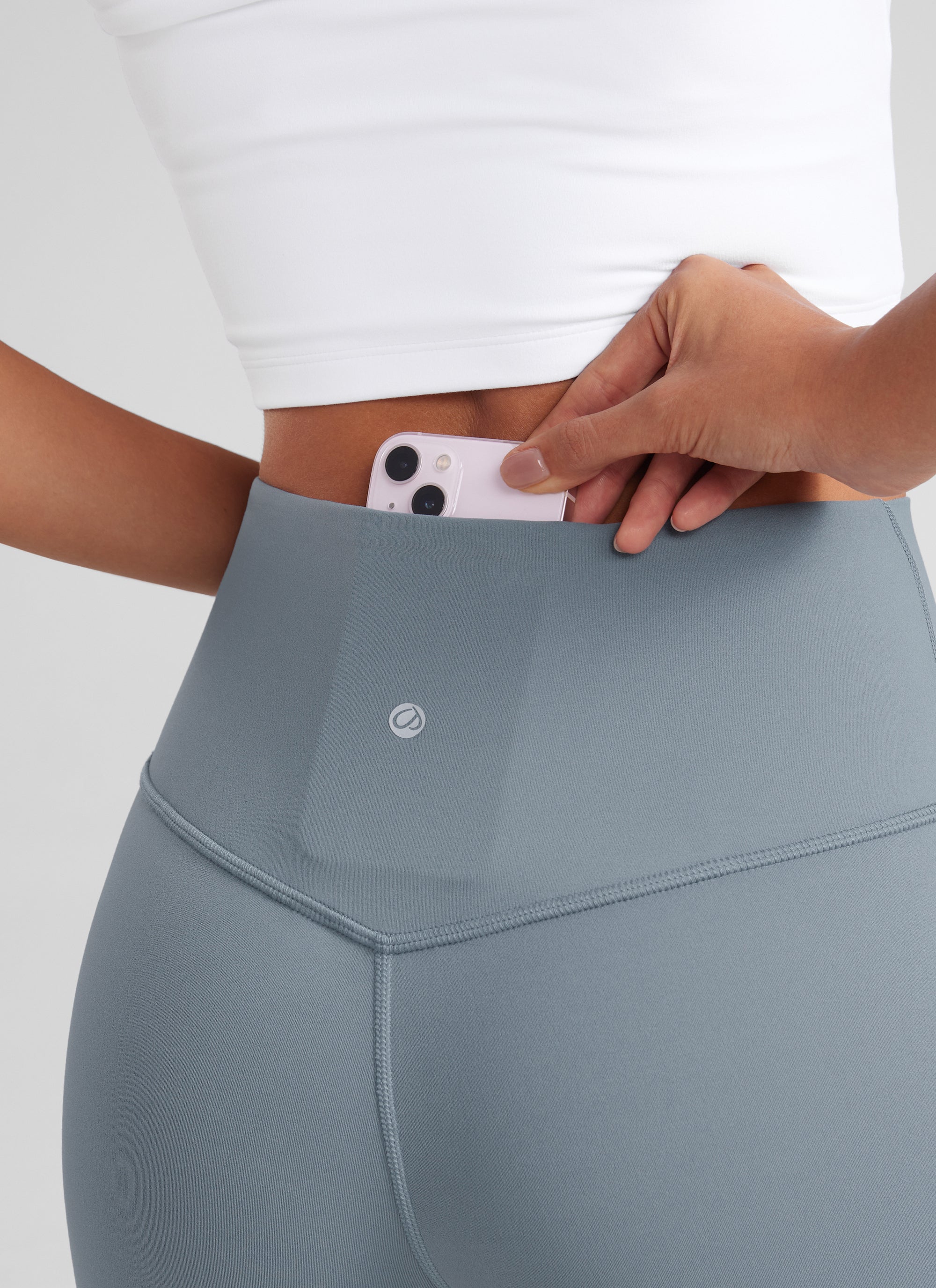 CRZ YOGA Yoga Pinggang Tinggi Wanita Butterluxe Seluar Legging Poket Flare 29