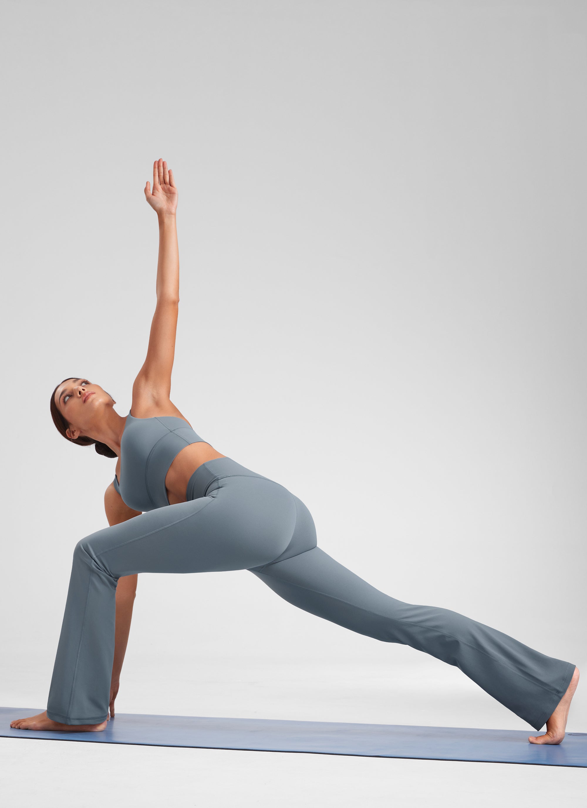 CRZ YOGA Yoga Pinggang Tinggi Wanita Butterluxe Seluar Legging Poket Flare 29