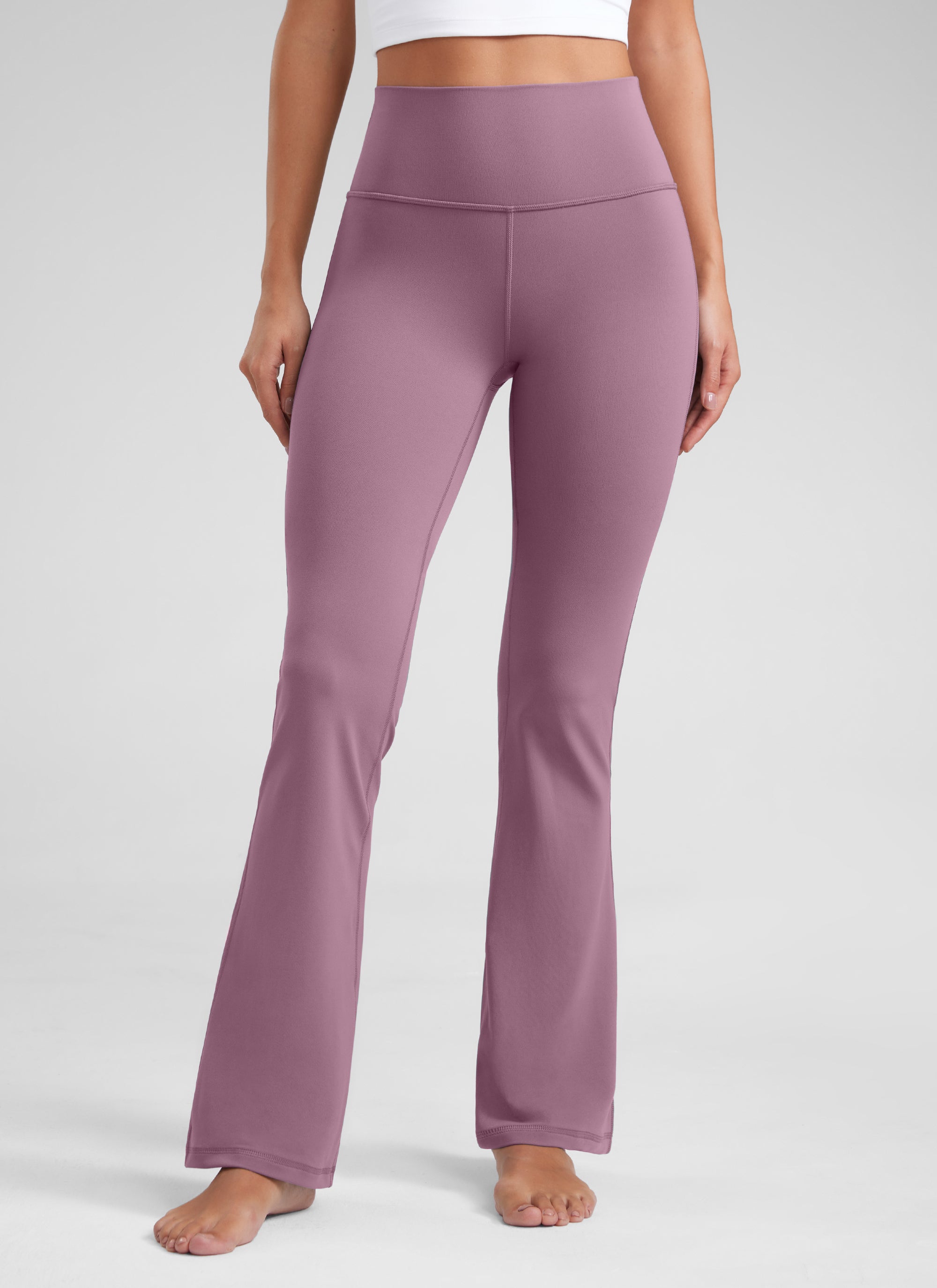 CRZ YOGA Wanita Butterluxe Legging Potongan Kaki Mengembang Pinggang Tinggi 32