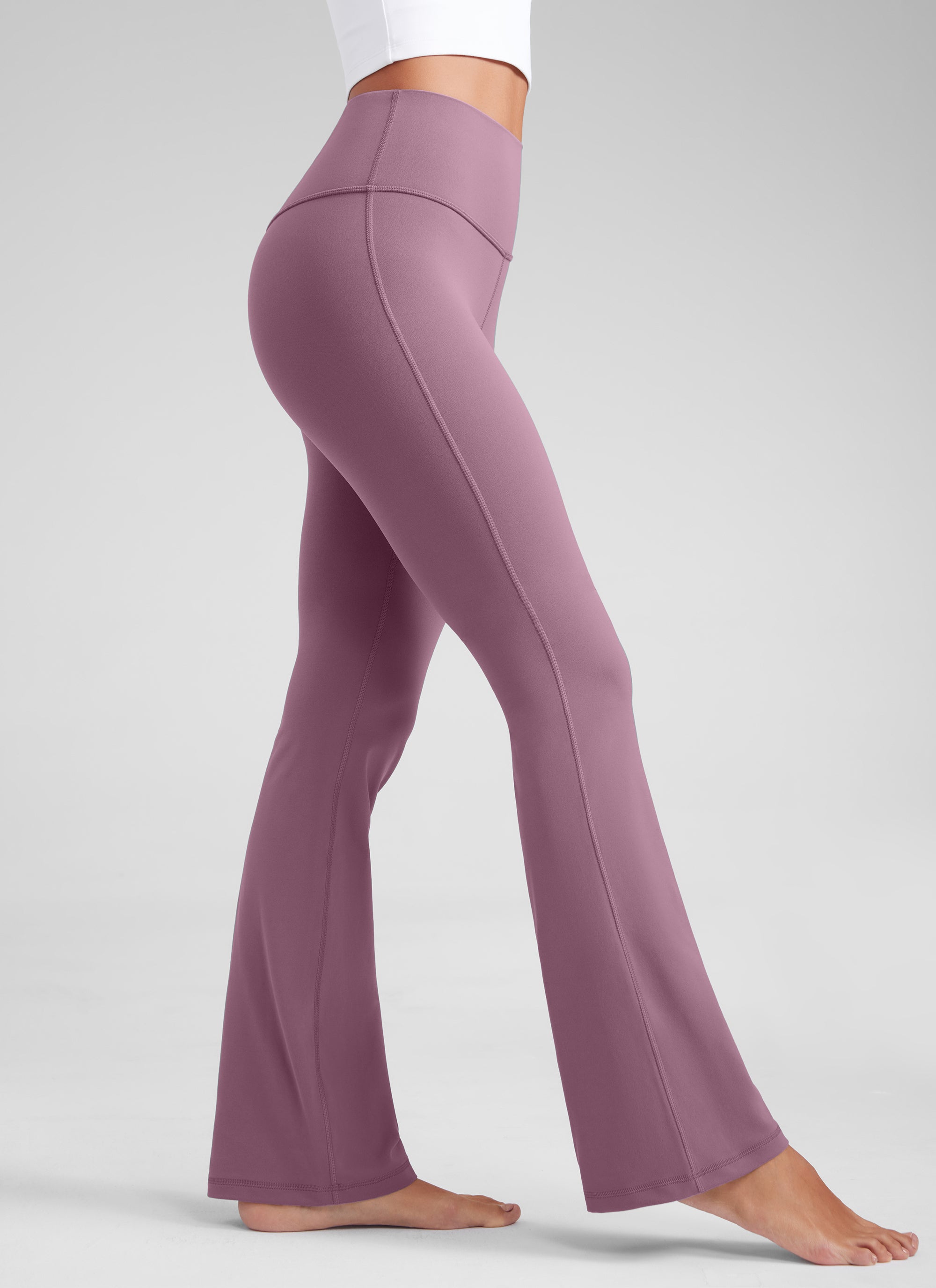 CRZ YOGA Wanita Butterluxe Legging Potongan Kaki Mengembang Pinggang Tinggi 32