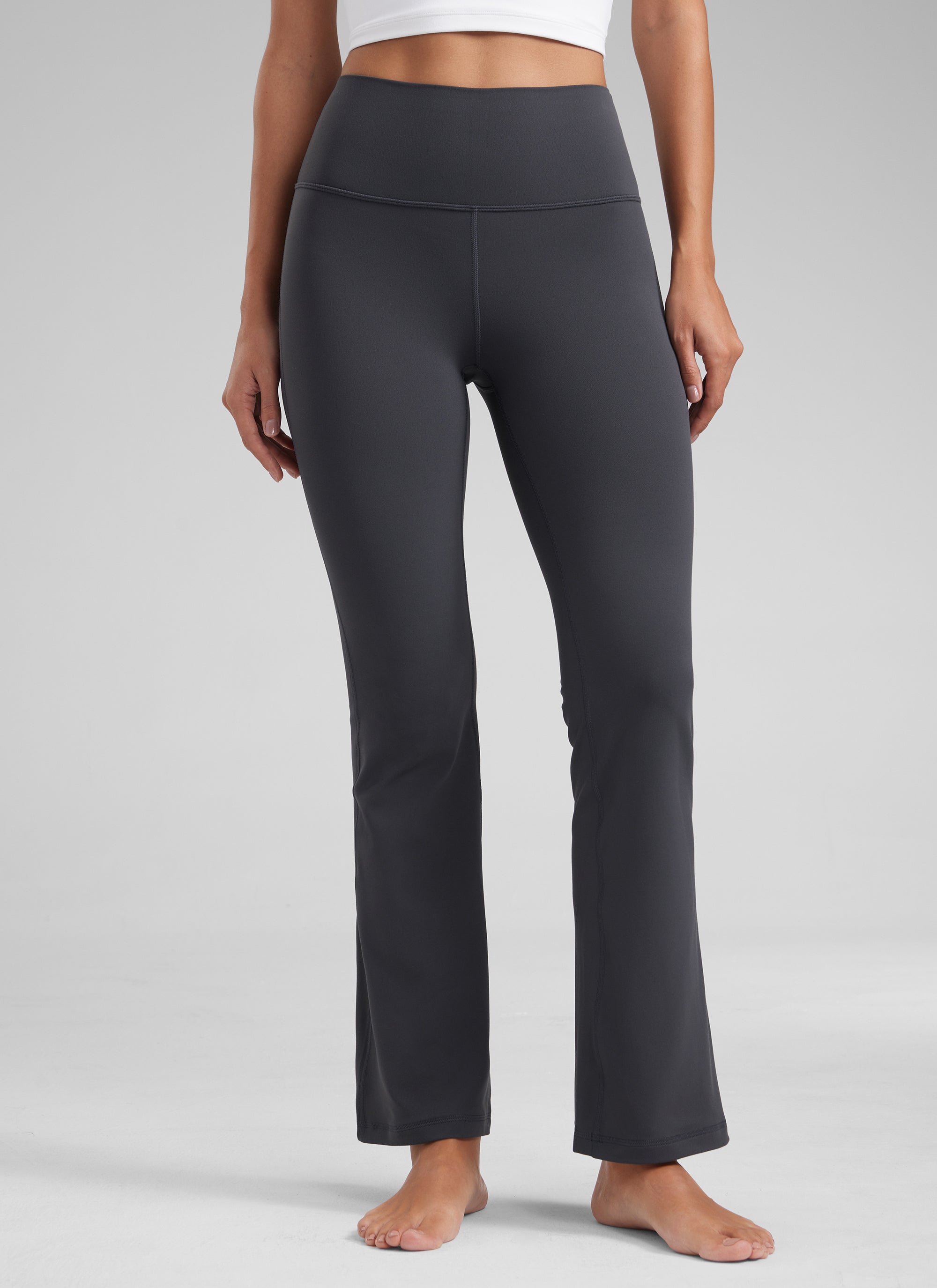 CRZ YOGA Yoga Pinggang Tinggi Wanita Butterluxe Seluar Legging Poket Flare 29