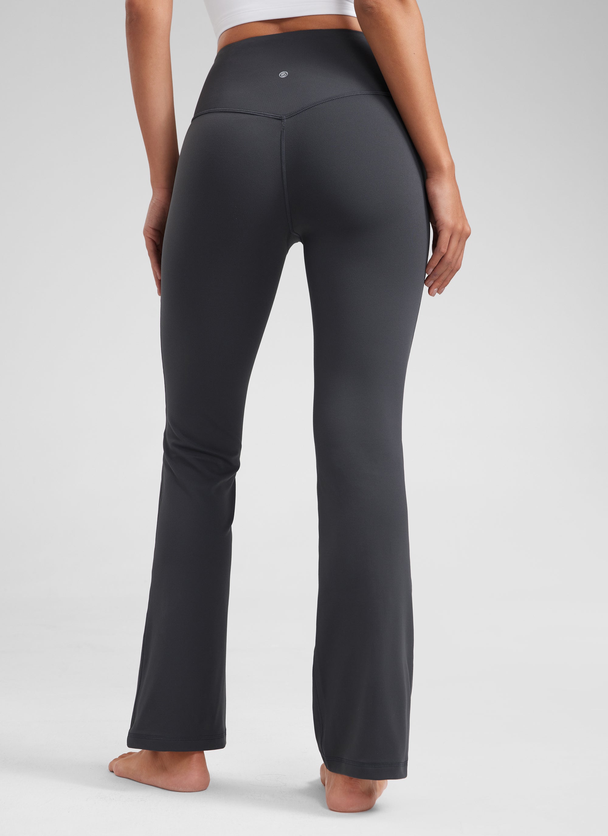 CRZ YOGA Yoga Pinggang Tinggi Wanita Butterluxe Seluar Legging Poket Flare 29