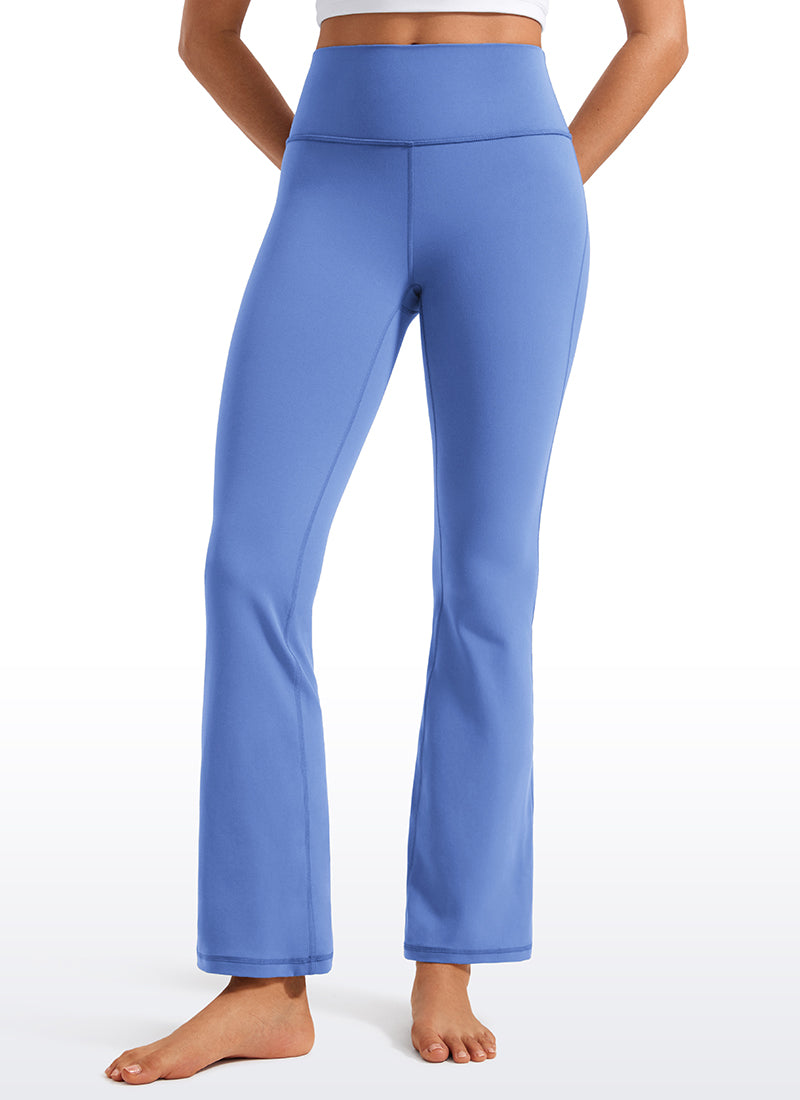 CRZ YOGA Yoga Pinggang Tinggi Wanita Butterluxe Seluar Legging Poket Flare 29