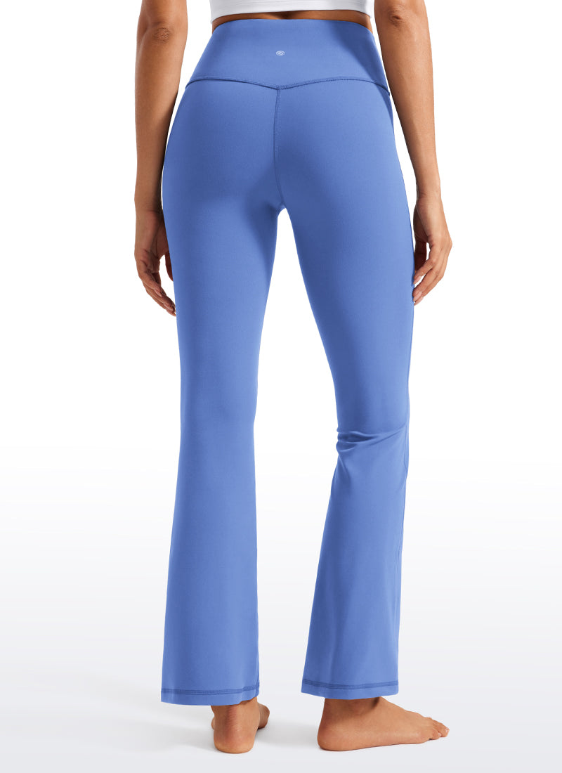 CRZ YOGA Yoga Pinggang Tinggi Wanita Butterluxe Seluar Legging Poket Flare 29