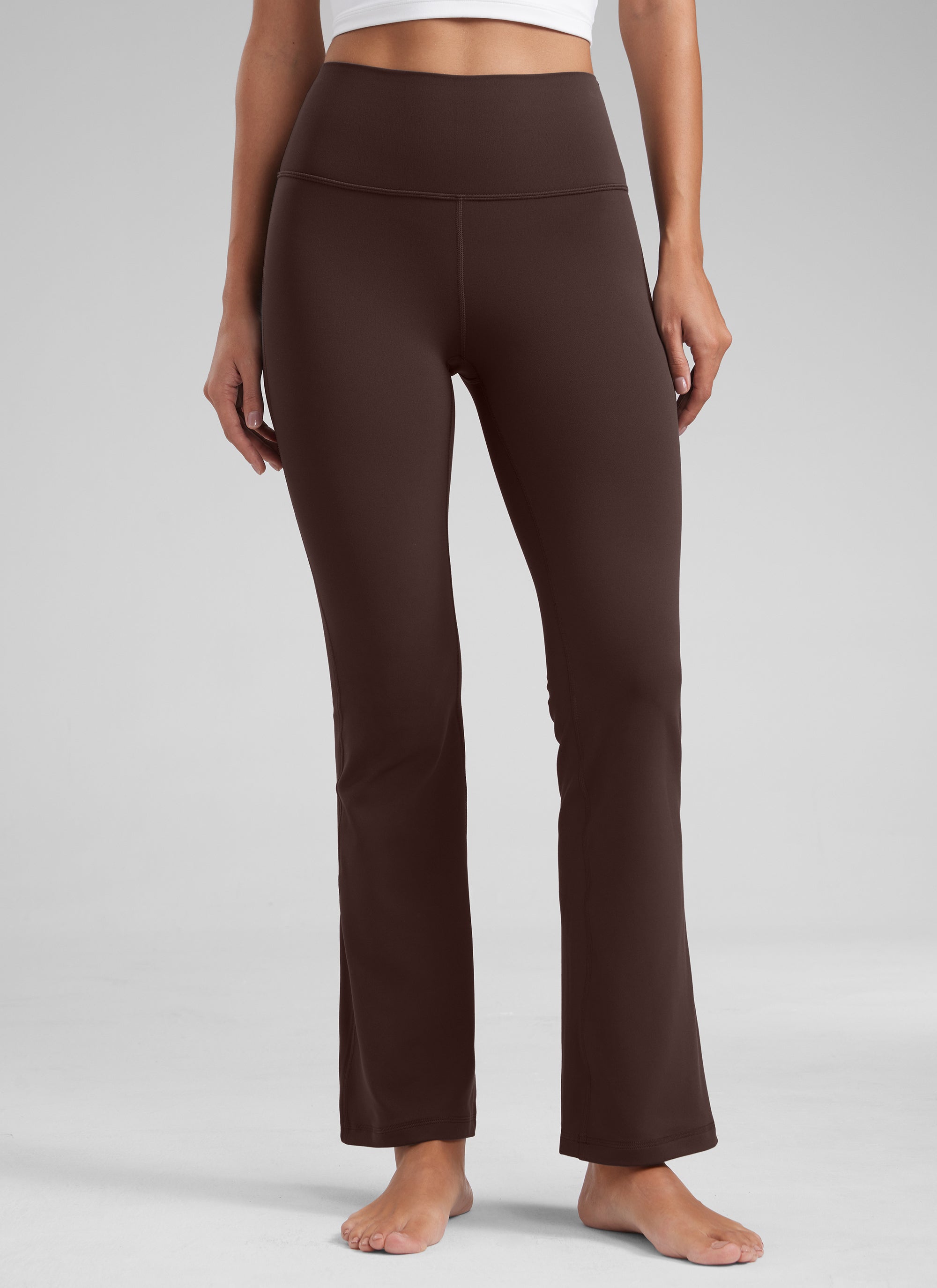 CRZ YOGA Yoga Pinggang Tinggi Wanita Butterluxe Seluar Legging Poket Flare 29